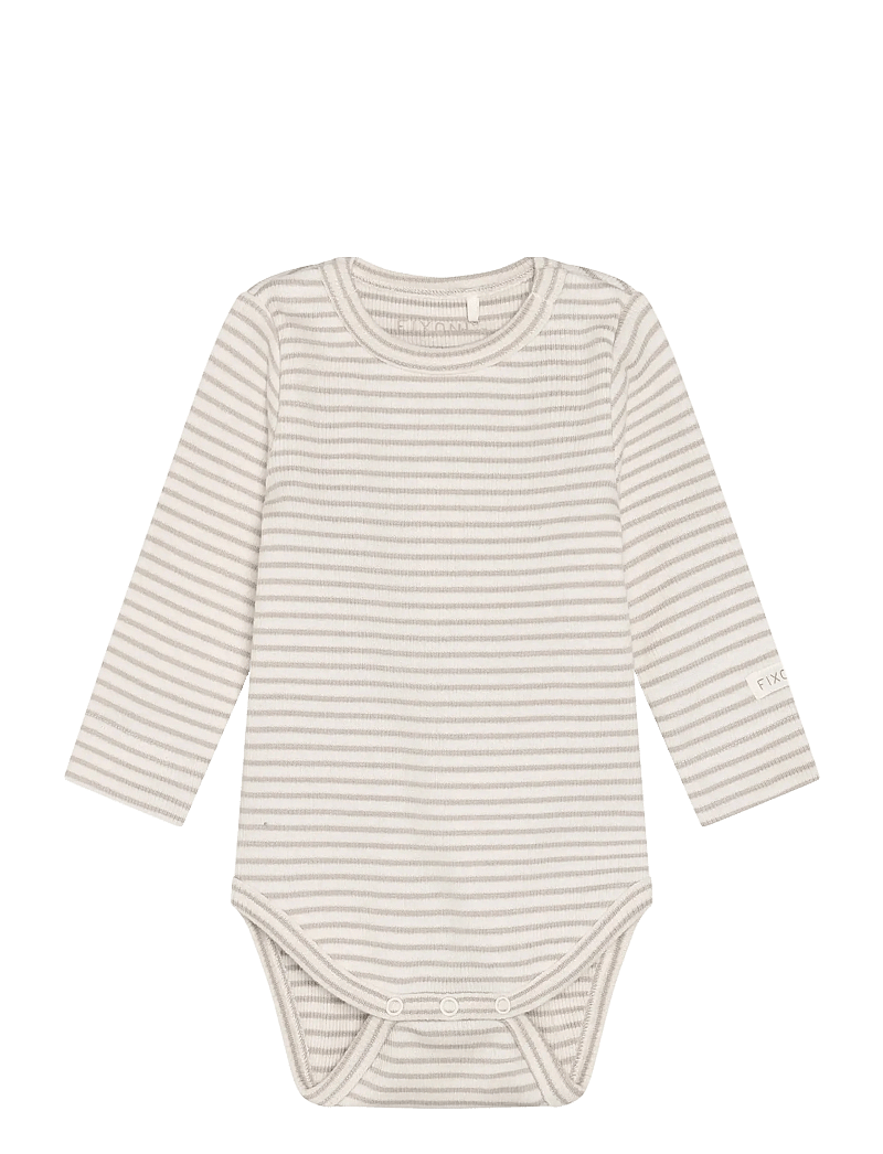 Fixoni - Body LS Rib - langärmelig - pure cashmere - 0