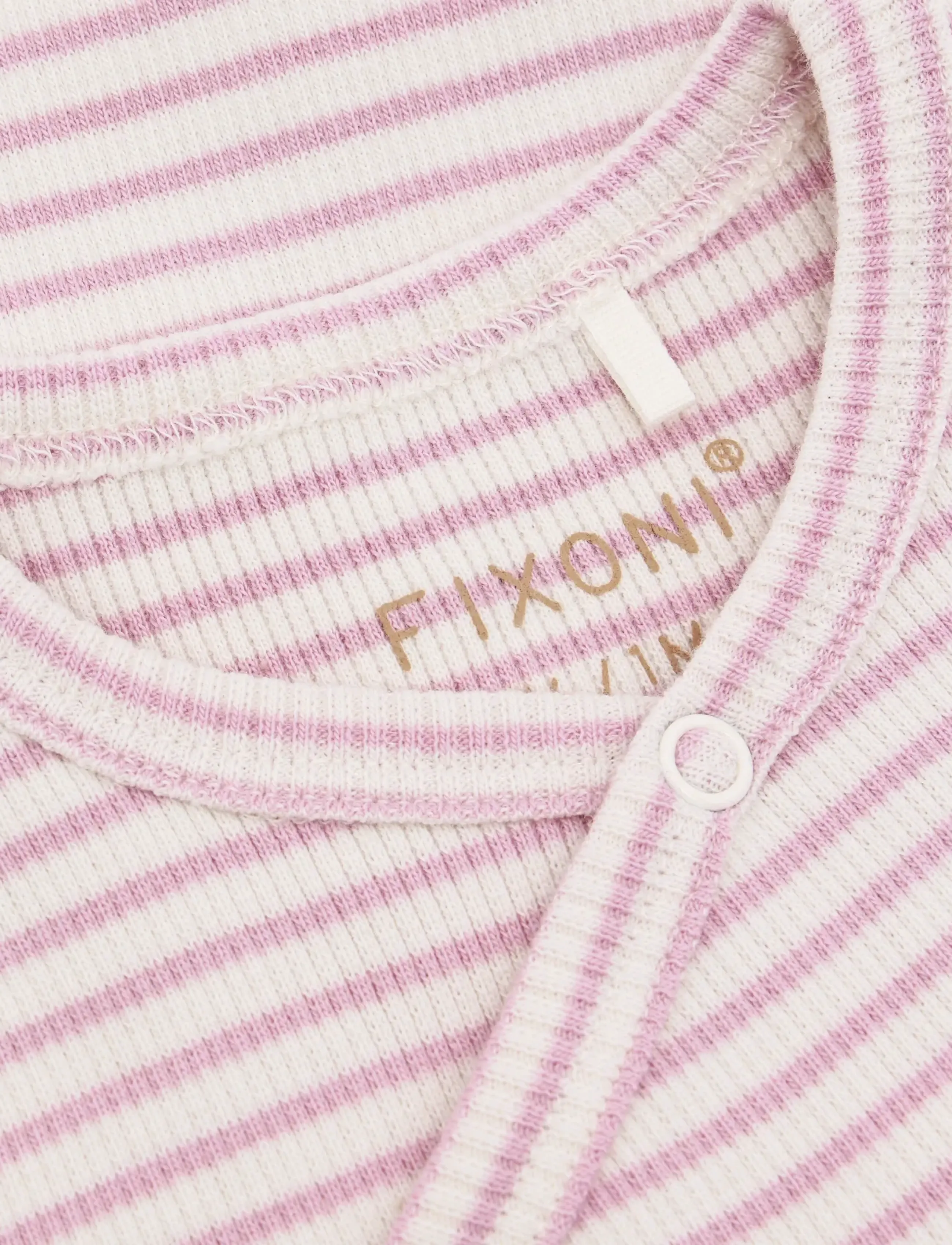 Fixoni - Wrap Body LS Rib - slå-om-bodyer - bleached mauve - 2