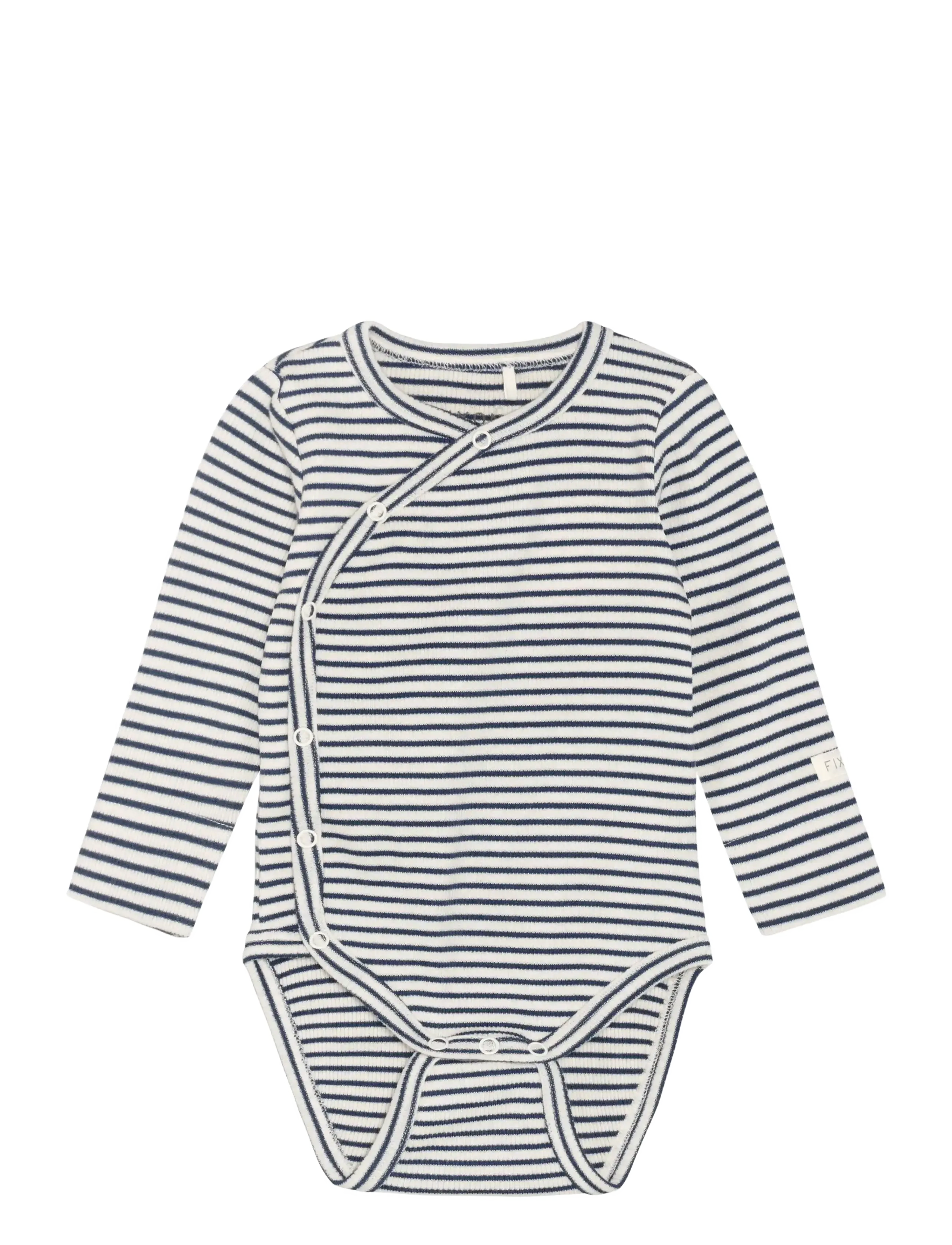 Fixoni Wrap Body Ls Rib, 44, Navy, Kroppe > Wrap-Kroppe, Børn