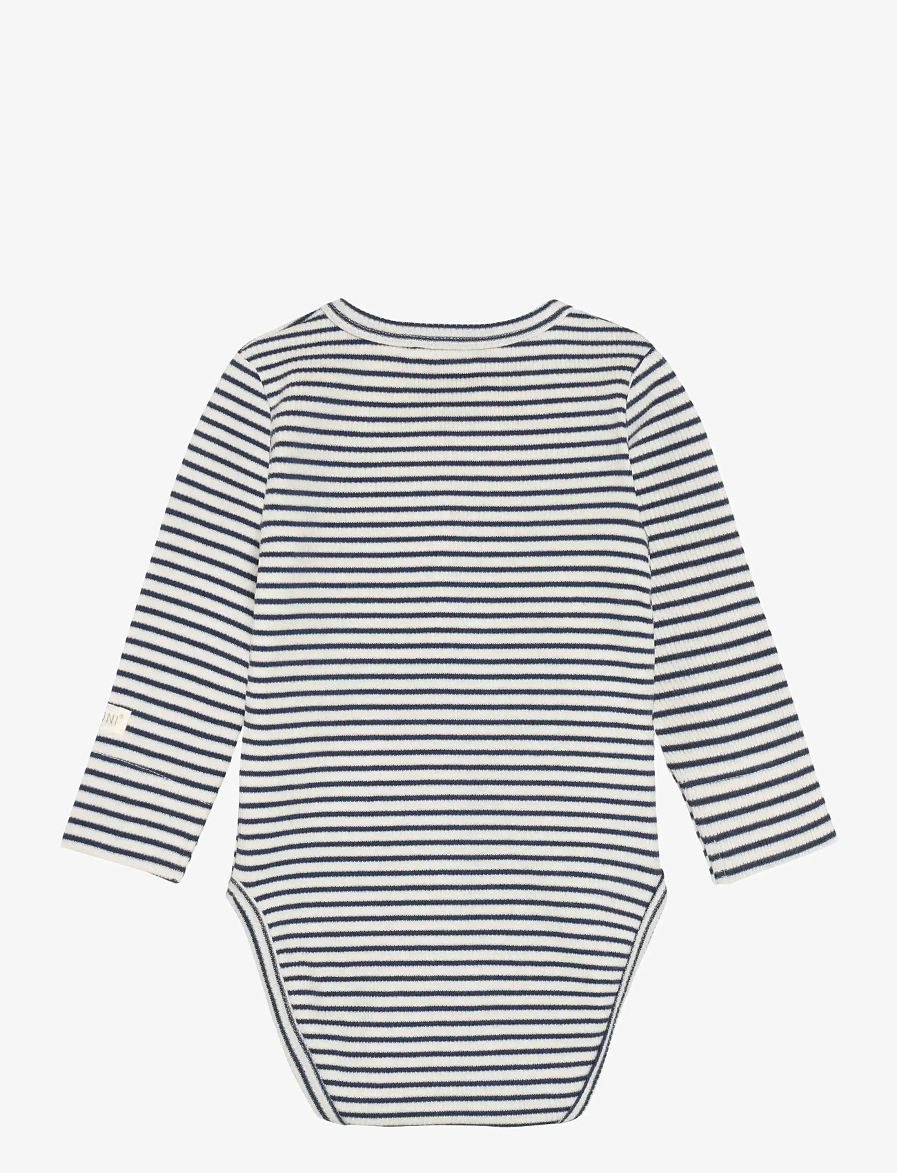 Fixoni - Wrap Body LS Rib - shop efter alder - vintage indigo - 1