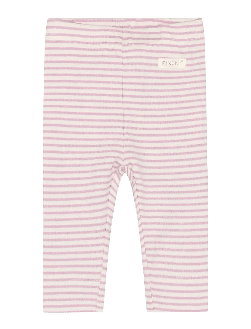 Fixoni - Leggings Rib - leggings - bleached mauve - 0