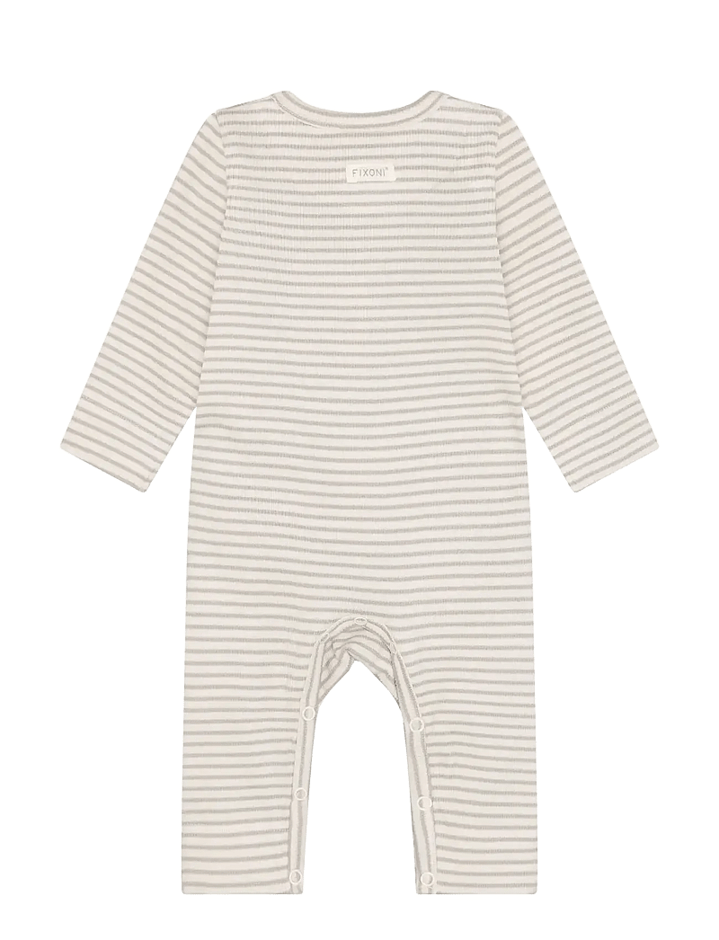 Fixoni - Romper LS Rib - langärmelig - pure cashmere - 2