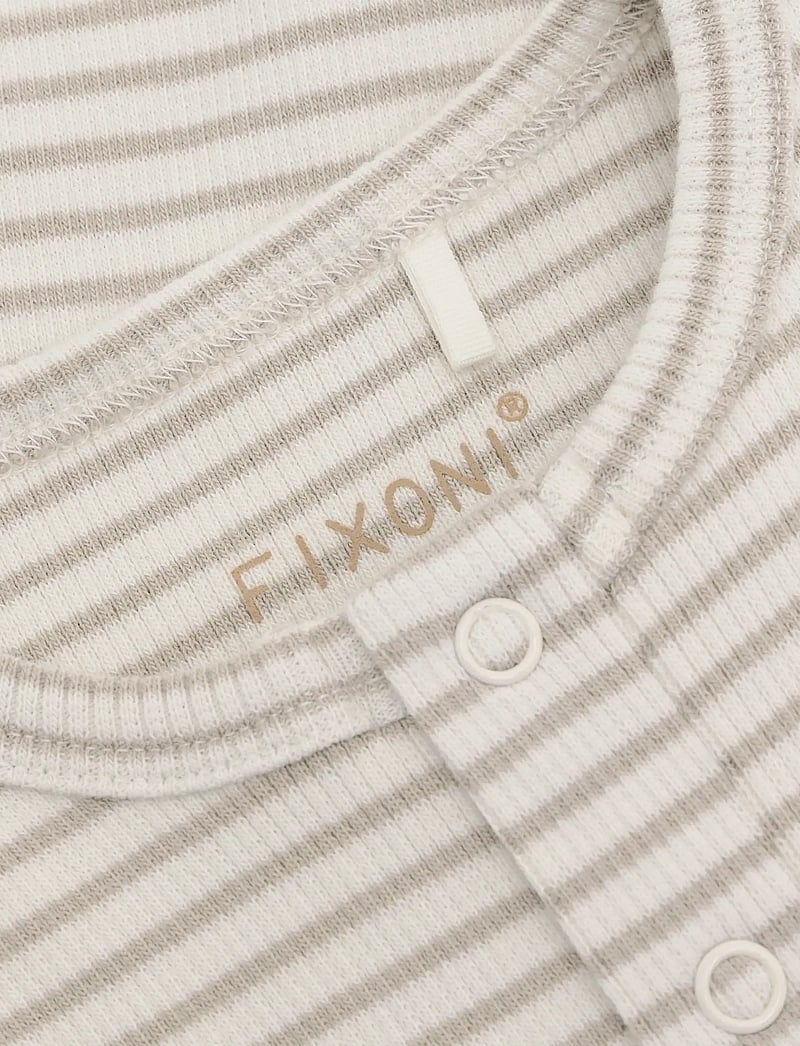 Fixoni - Romper LS Rib - langärmelig - pure cashmere - 3