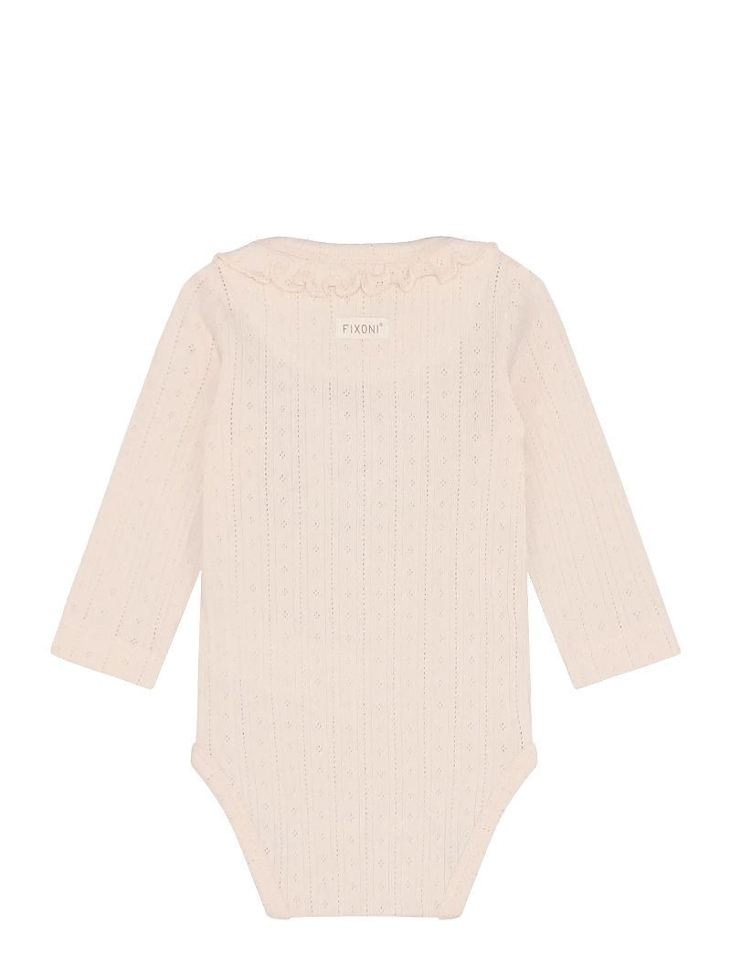 Fixoni - Body LS Pointelle - long-sleeved - soft pink - 2