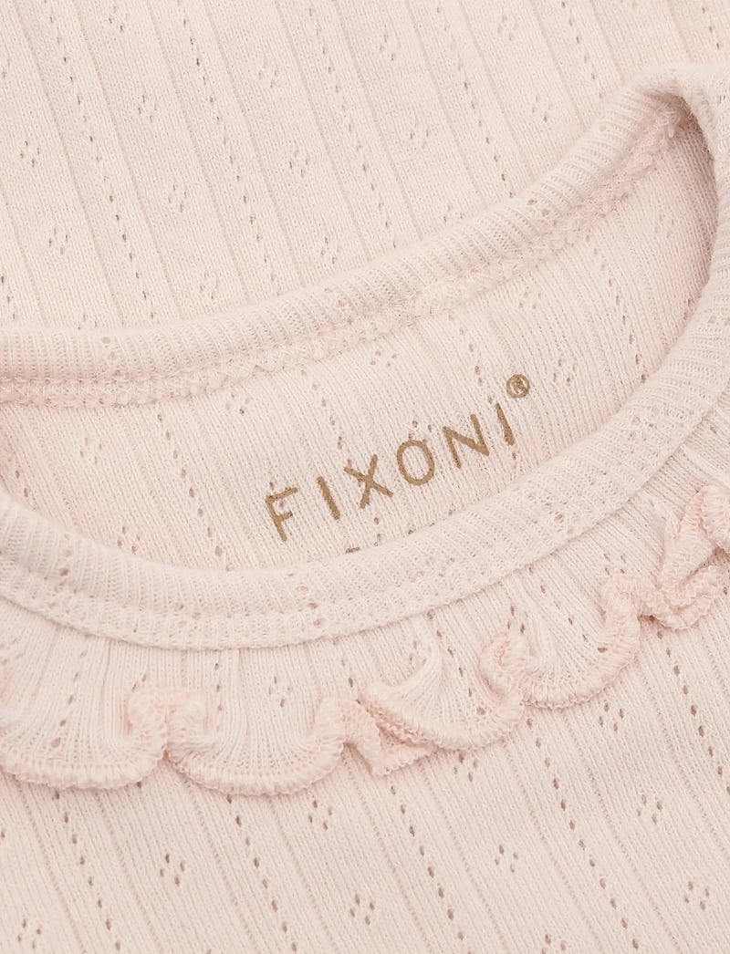 Fixoni - Body LS Pointelle - long-sleeved - soft pink - 3