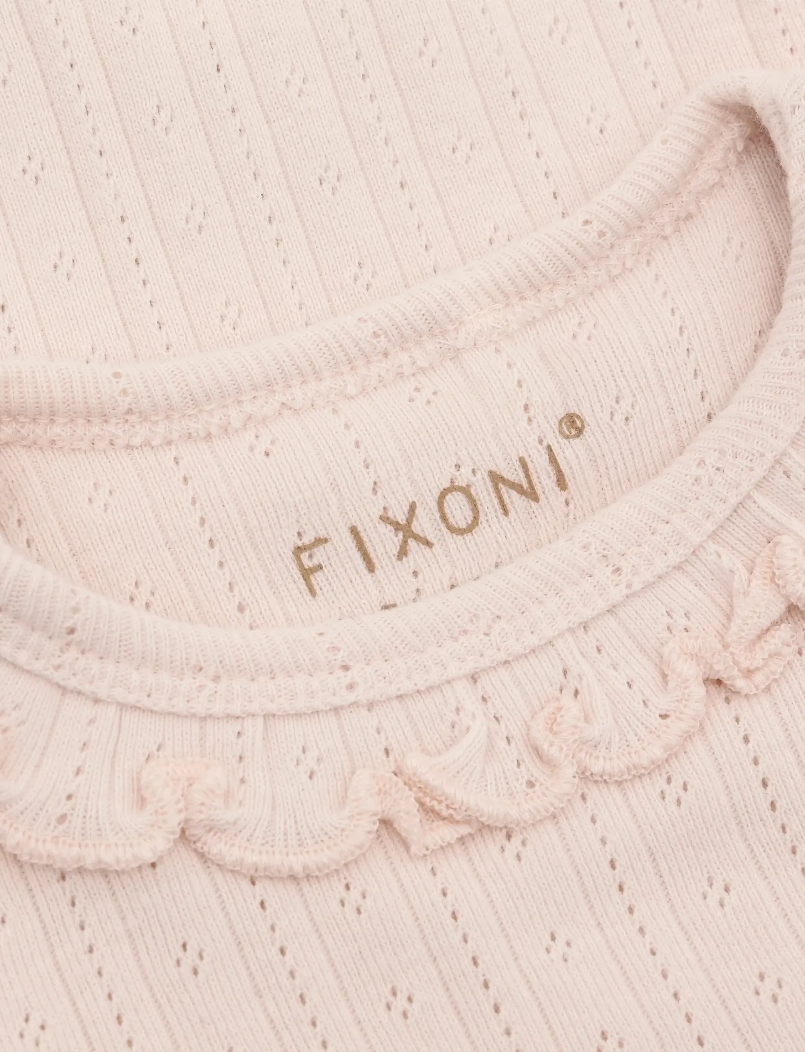 Fixoni - Body LS Pointelle - ilgomis rankovėmis - soft pink - 3