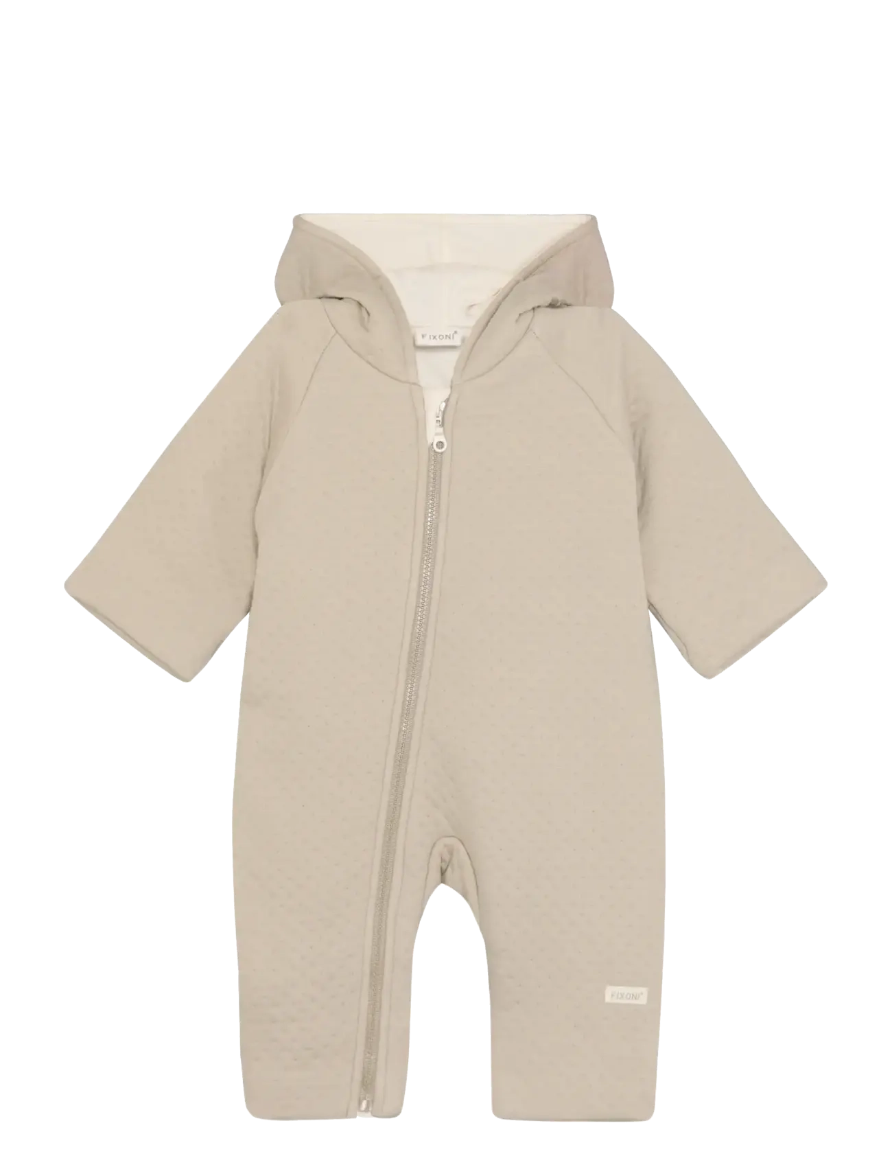 Fixoni Pram Suit W. Lining, 74, Beige, Overalls > Termo-Overalls, Børn