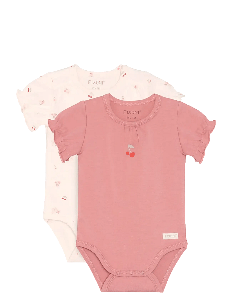 Fixoni - Body SS 2-Pack - multipack bodies - dusty rose - 1