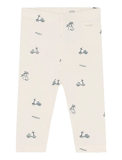 Fixoni Leggings - Leggings - MOUNTAIN SPRING / cream
