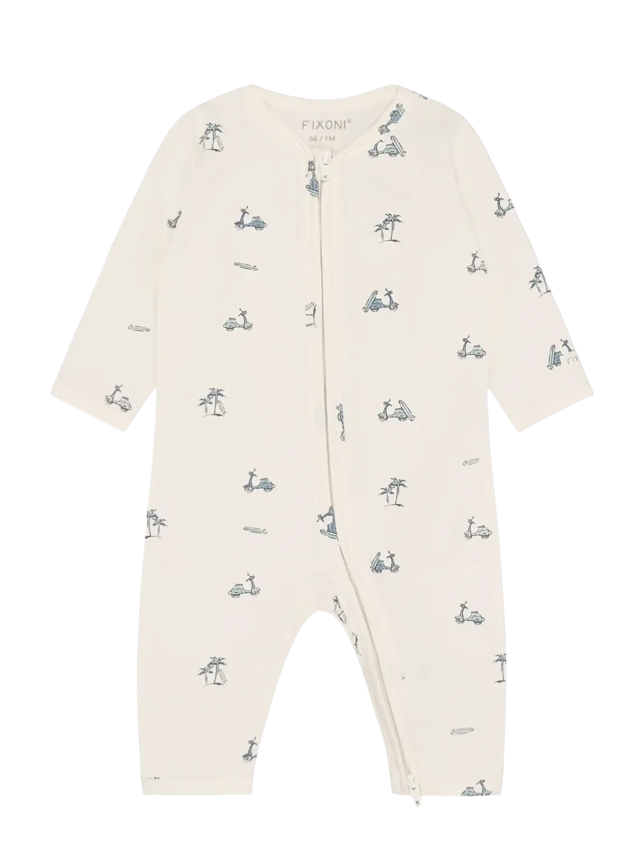 Fixoni Nightsuit, Børn, Baby Sovedragt, Cream, Str: 62