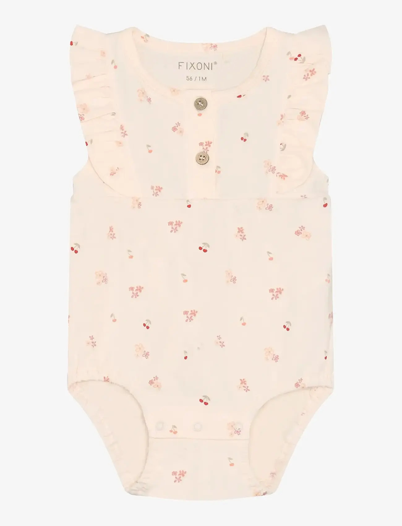 Fixoni - Romper SS - kortærmede heldragter - dusty rose - 0