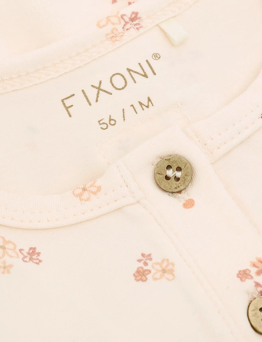 Fixoni - Romper SS - lühikeste varrukatega - dusty rose - 2
