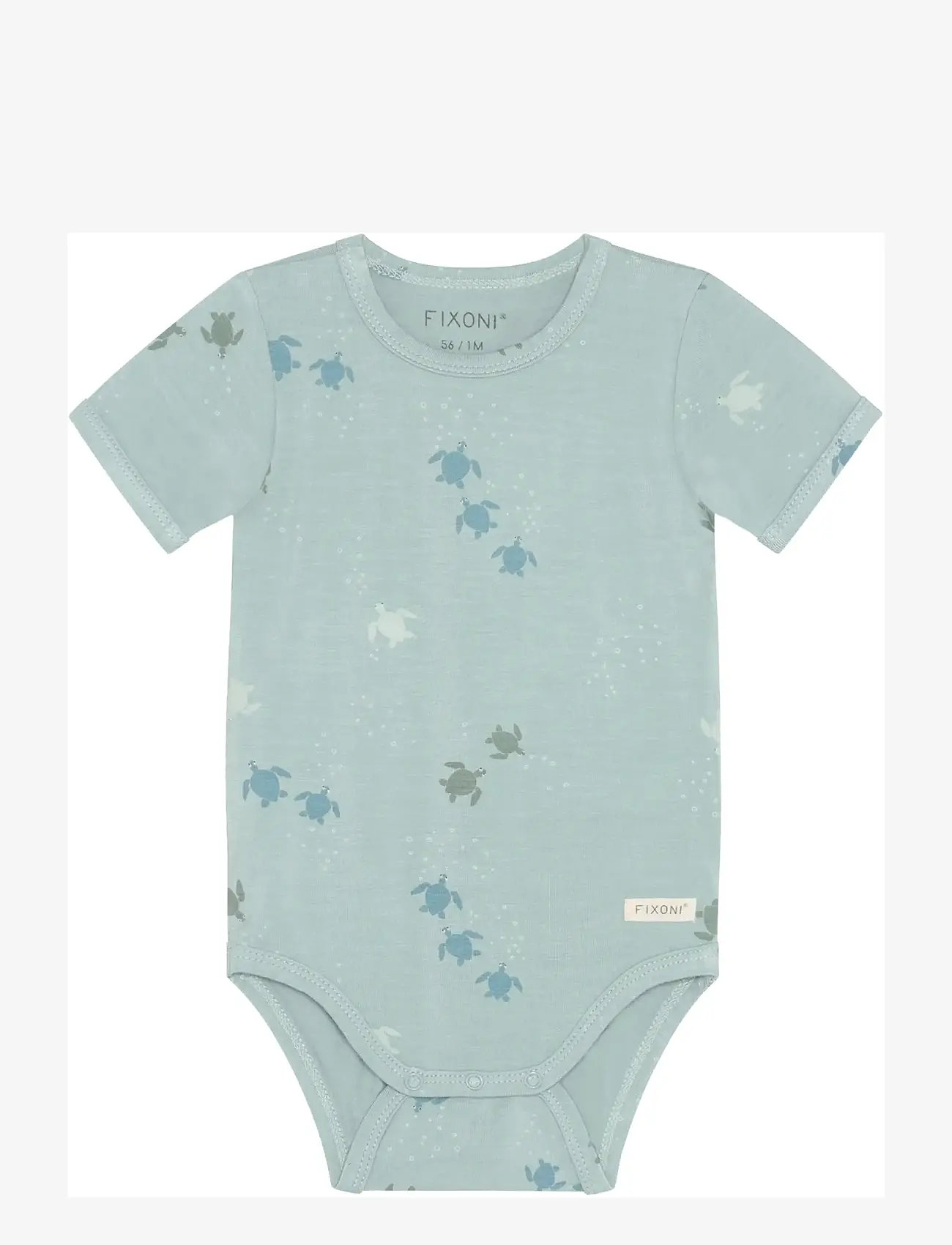 Fixoni - Body SS - kortærmede bodyer - gray mist - 0