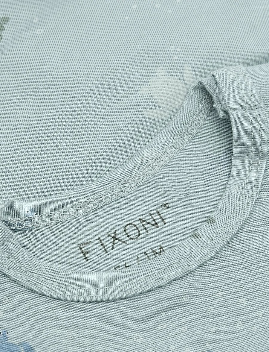 Fixoni - Body SS - kortærmede bodyer - gray mist - 2