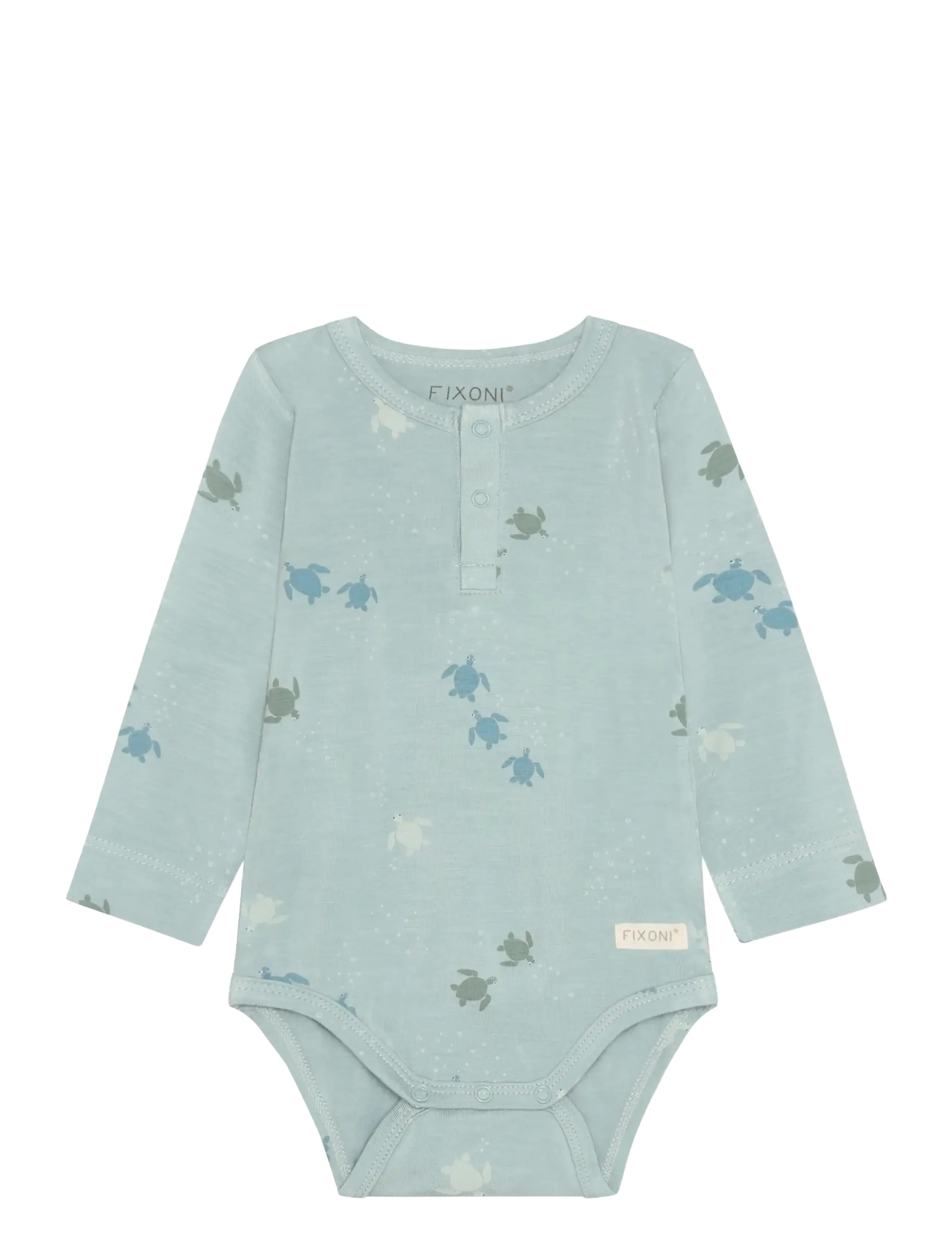 Fixoni Body Ls, 56, Blue, Bodys > Langærmede, Børn