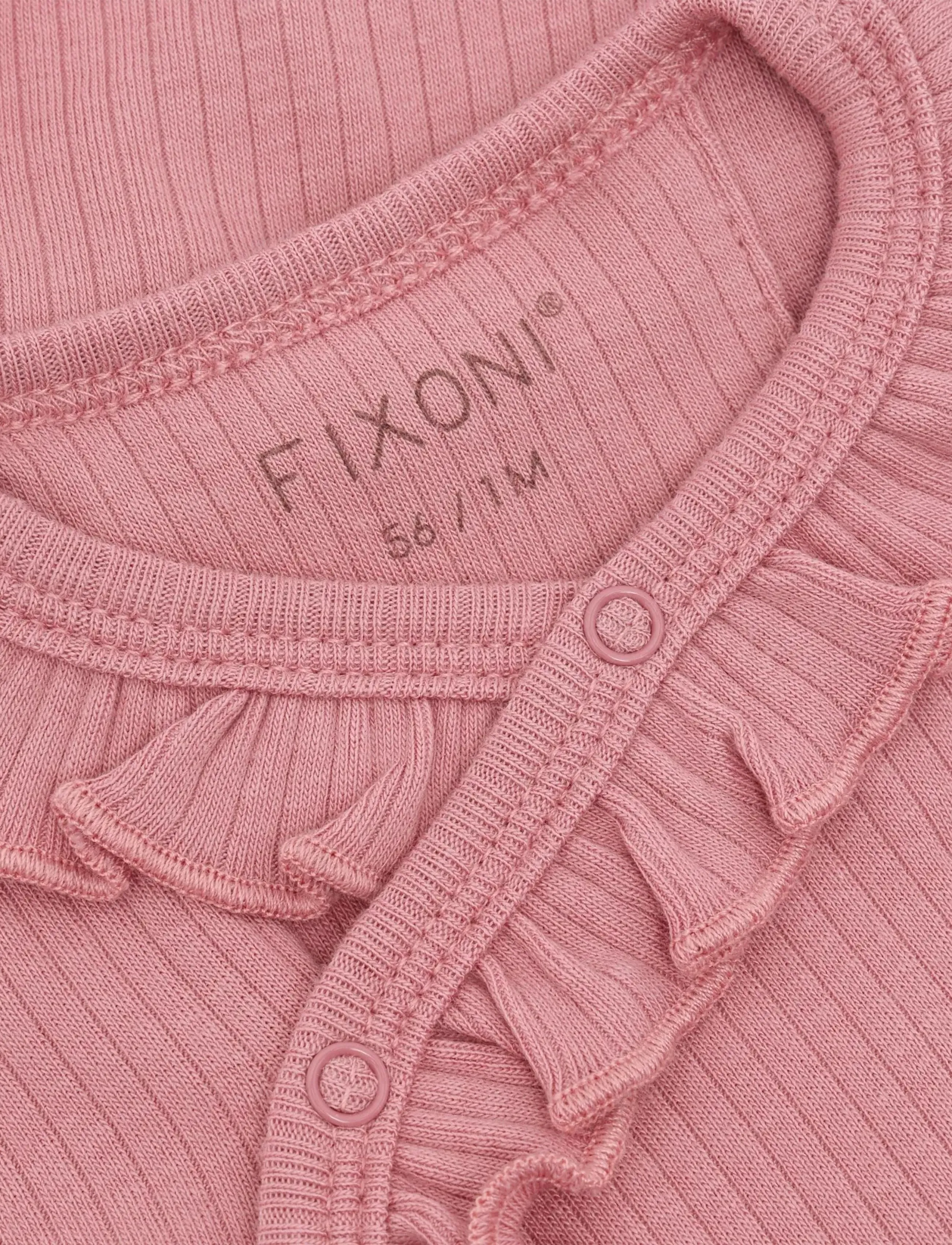Fixoni - Wrap Body LS Rib - wrap bodies - dusty rose - 2