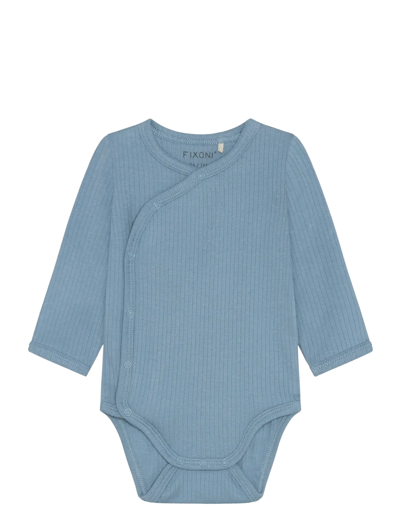 Fixoni Wrap Body LS Rib - Baby 0-2 år - MOUNTAIN SPRING / blue