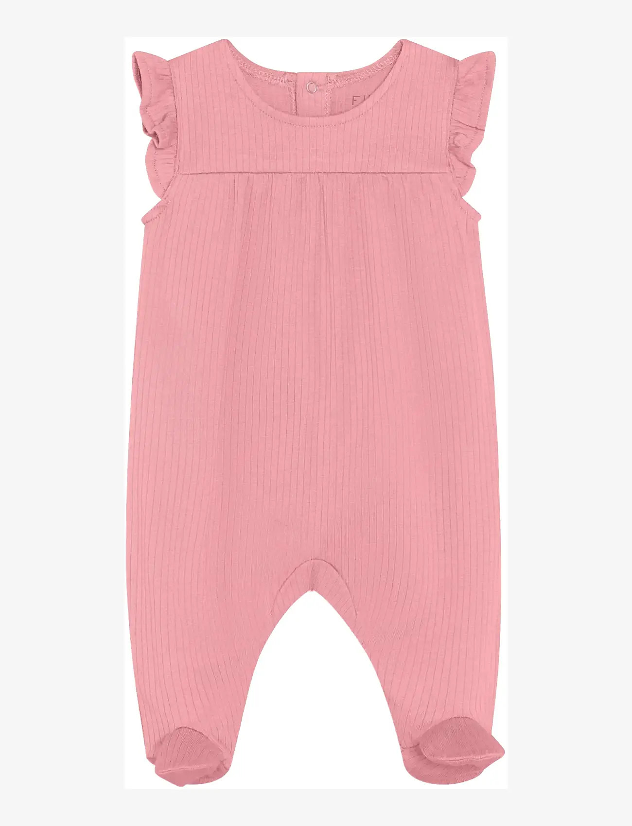 Fixoni - Set w. Body and Romper Rib - set med body - dusty rose - 2