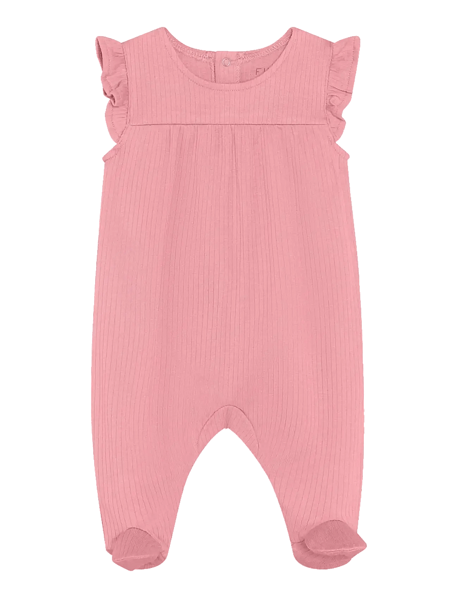 Fixoni - Set w. Body and Romper Rib - sets mit body - dusty rose - 2