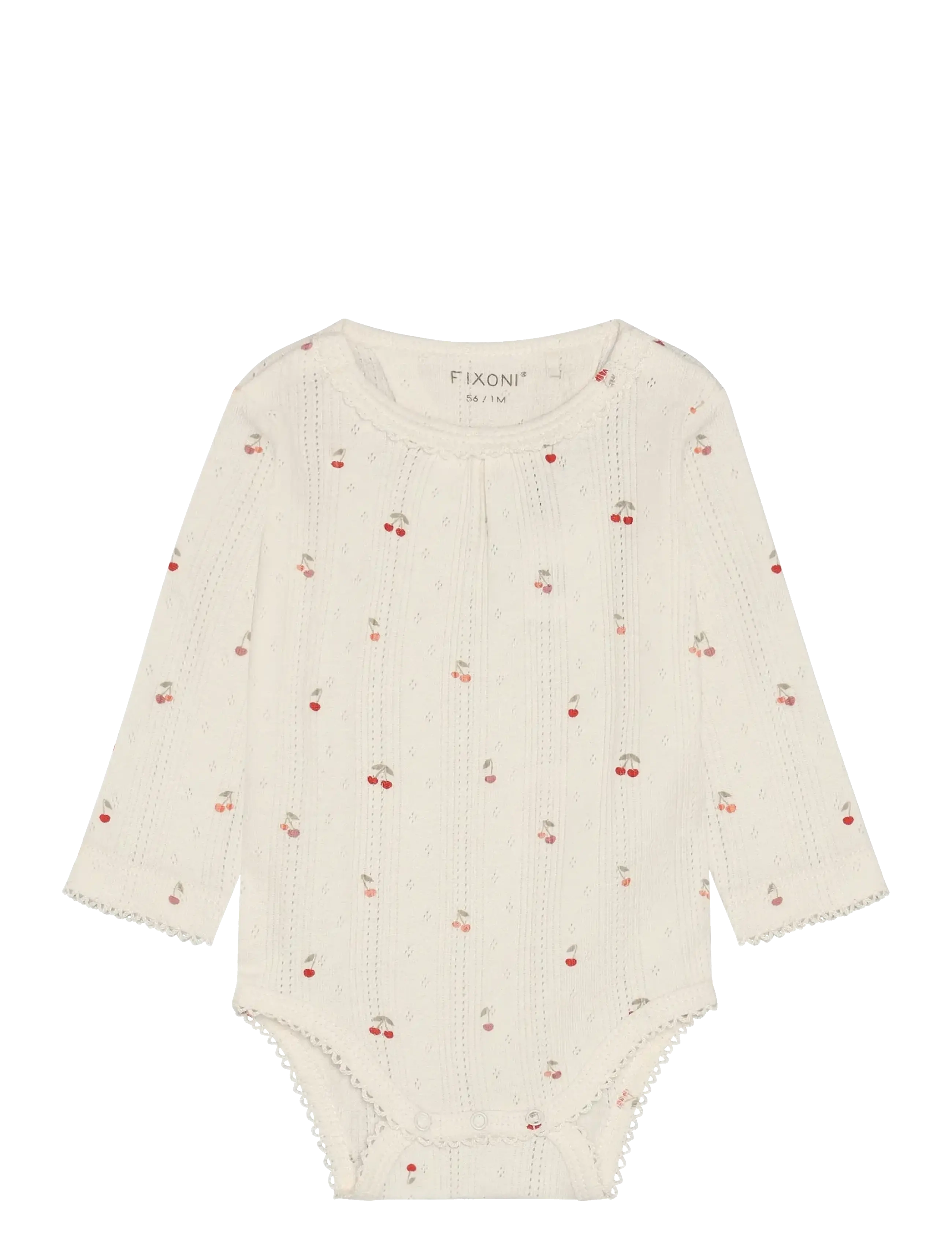 Fixoni Body LS Pointelle - Bodies - EGGNOG / cream