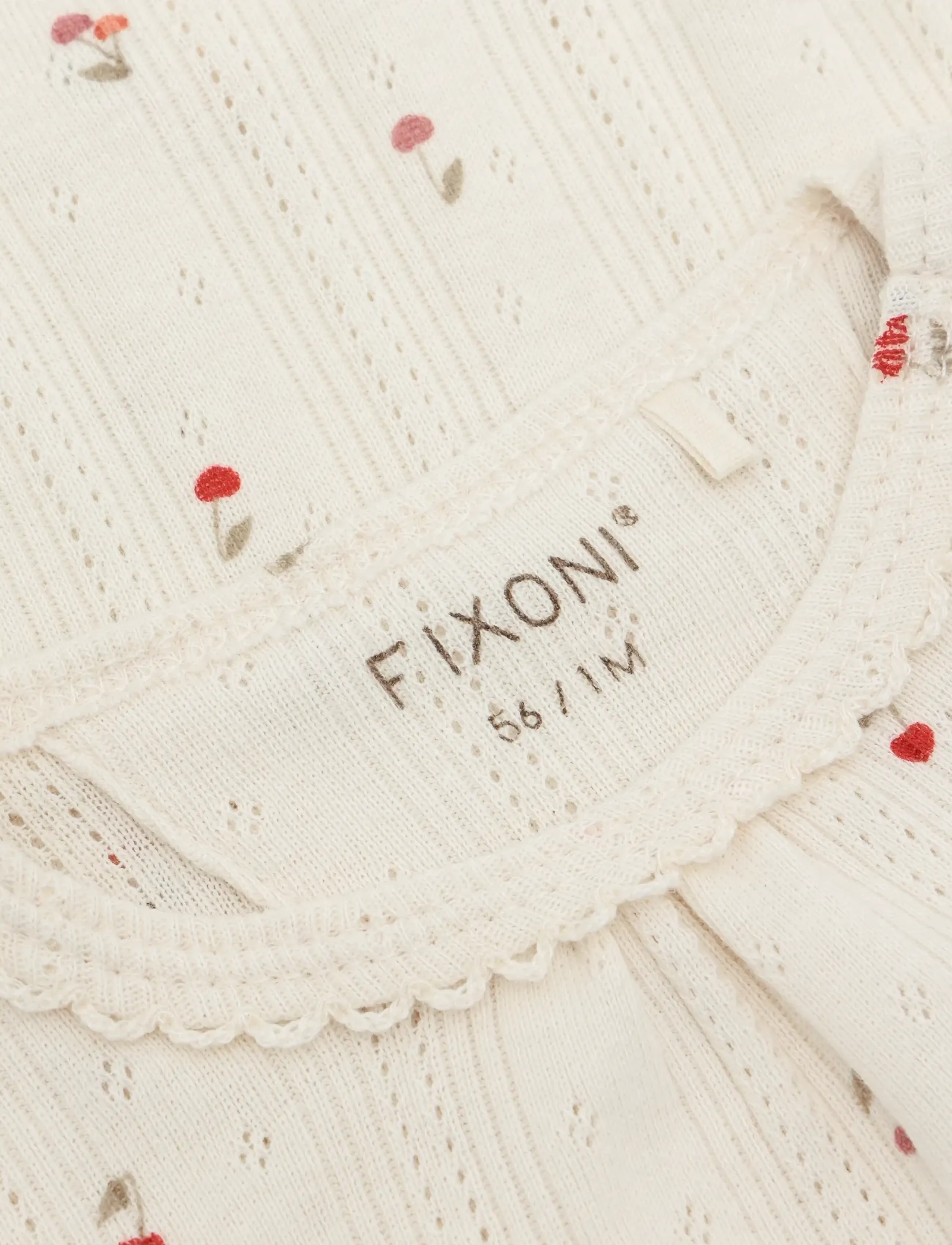 Fixoni - Body LS Pointelle - summer savings - eggnog - 2