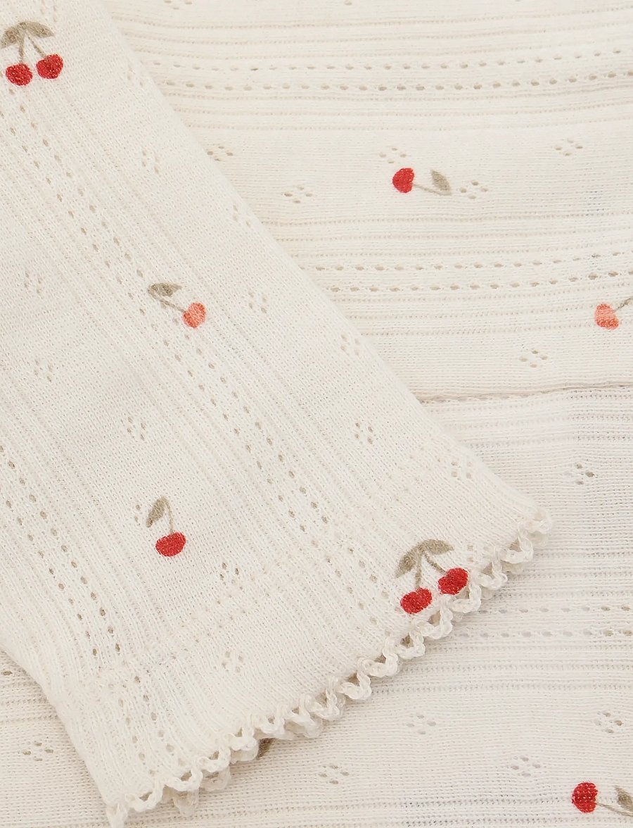 Fixoni - Leggings Pointelle - leggings - eggnog - 4