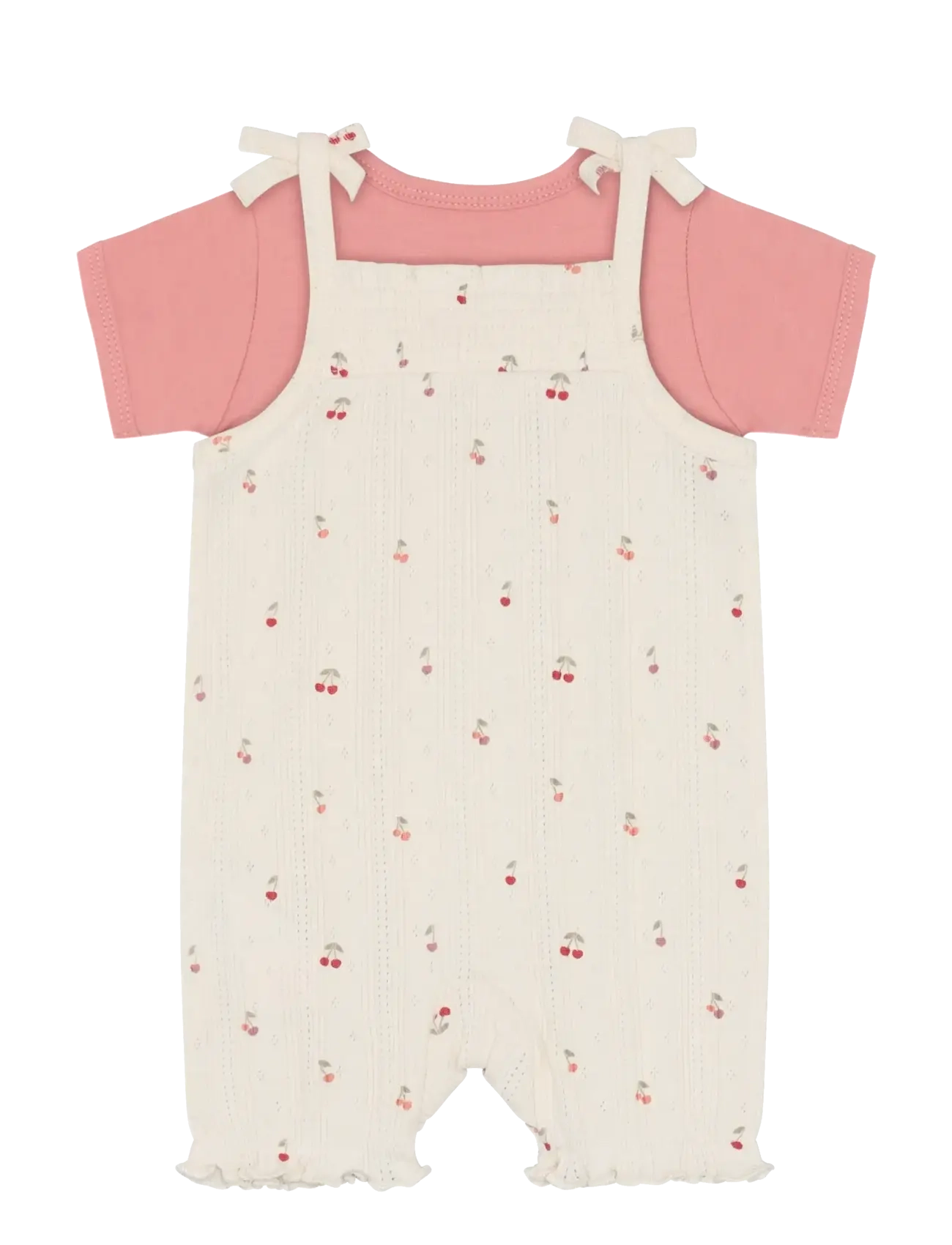 Fixoni - Set w. Body and Romper Pointel - ensembles avec body - eggnog - 1