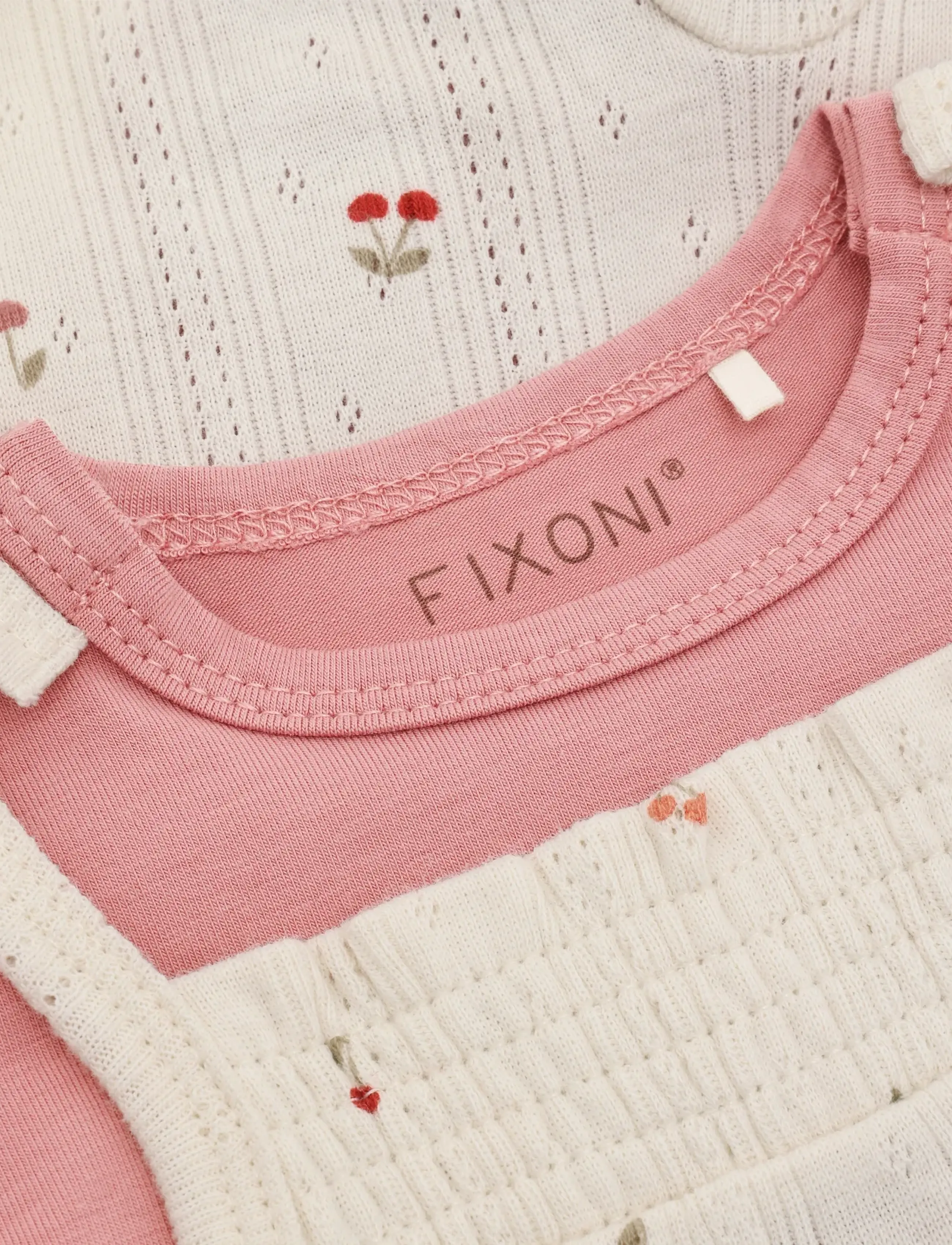 Fixoni - Set w. Body and Romper Pointel - ensembles avec body - eggnog - 4