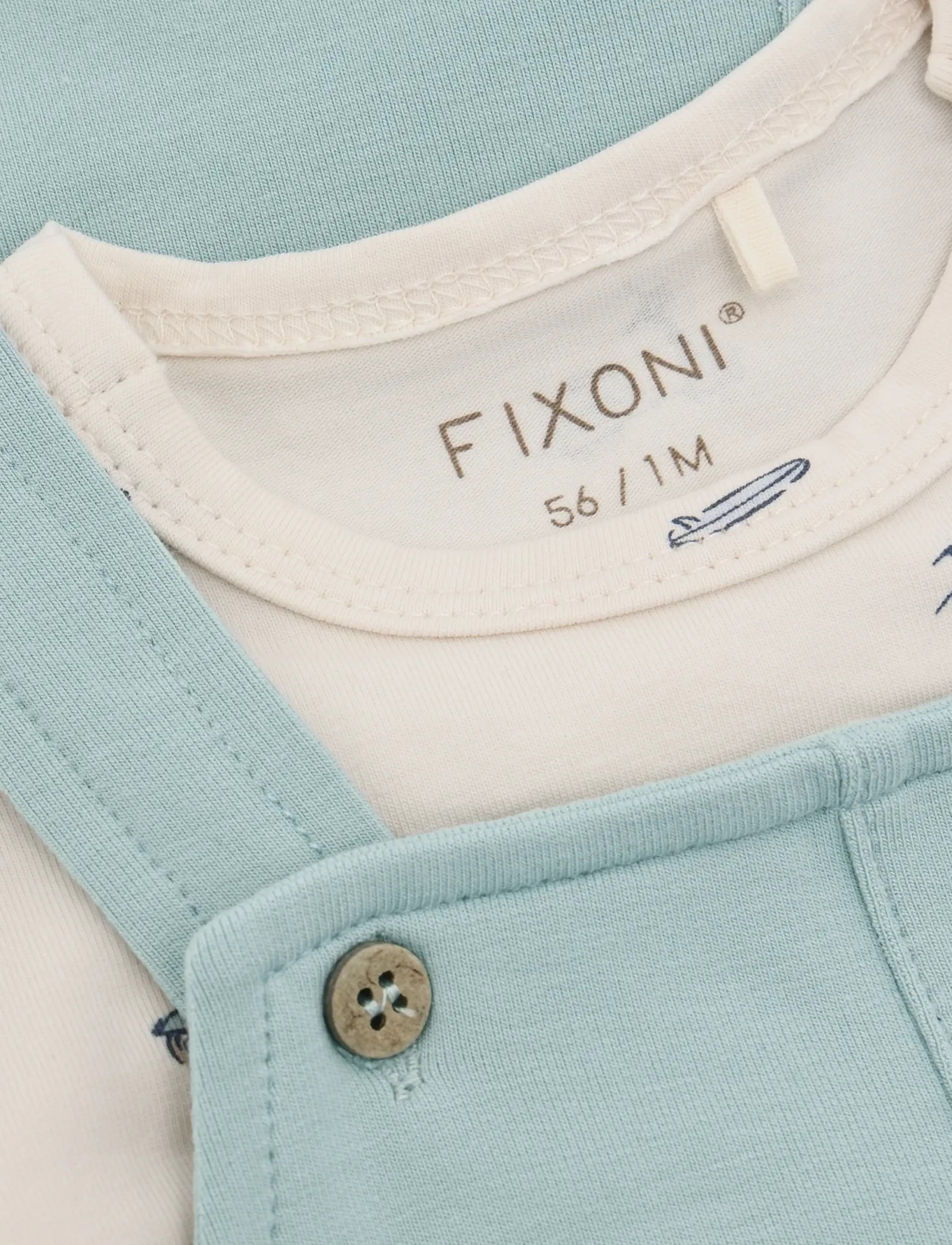 Fixoni - Set w. Body and Romper Sweat - sets with short-sleeved t-shirt - gray mist - 5