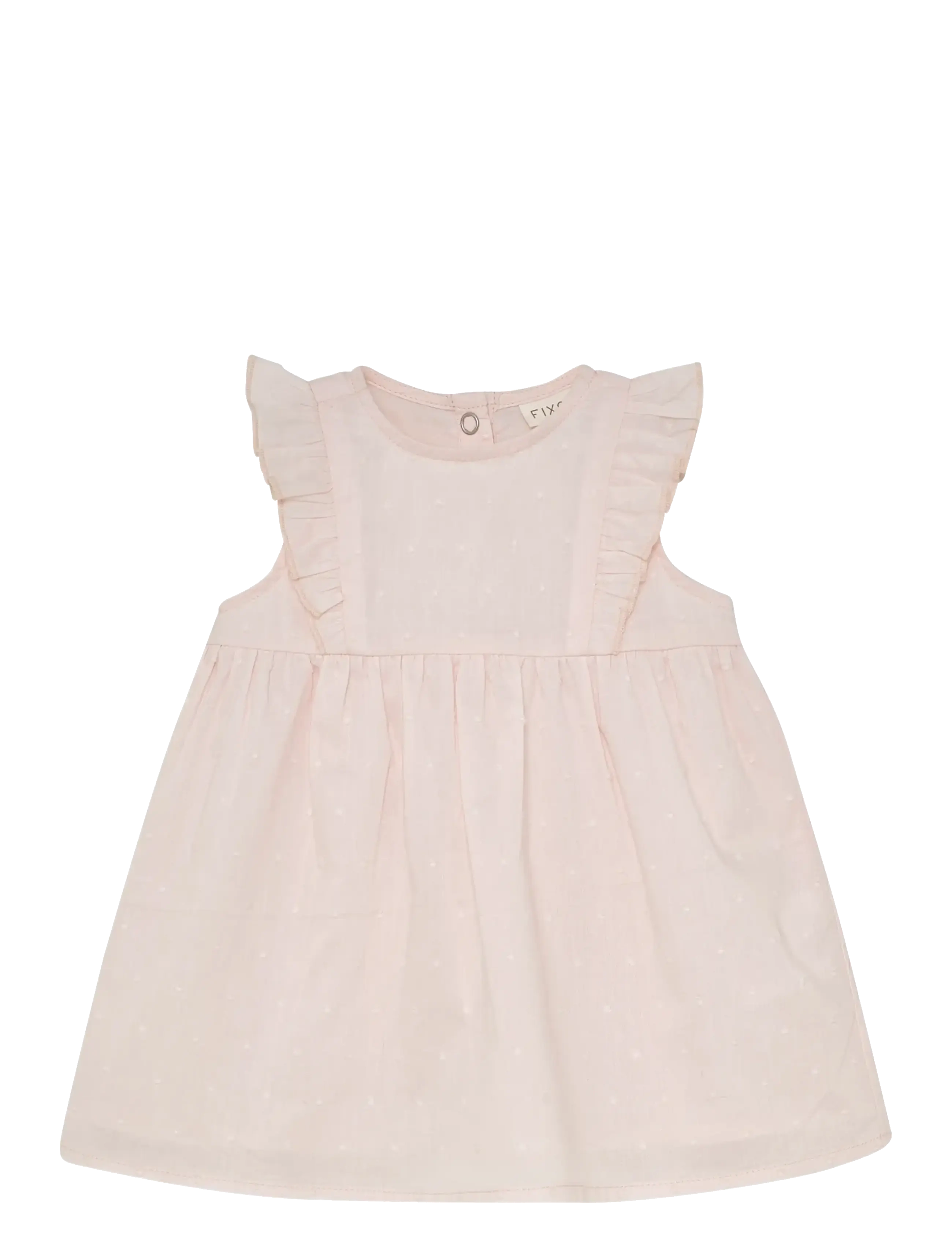 Fixoni Dress SS Woven - Fixoni - SOFT PINK / pink/rose