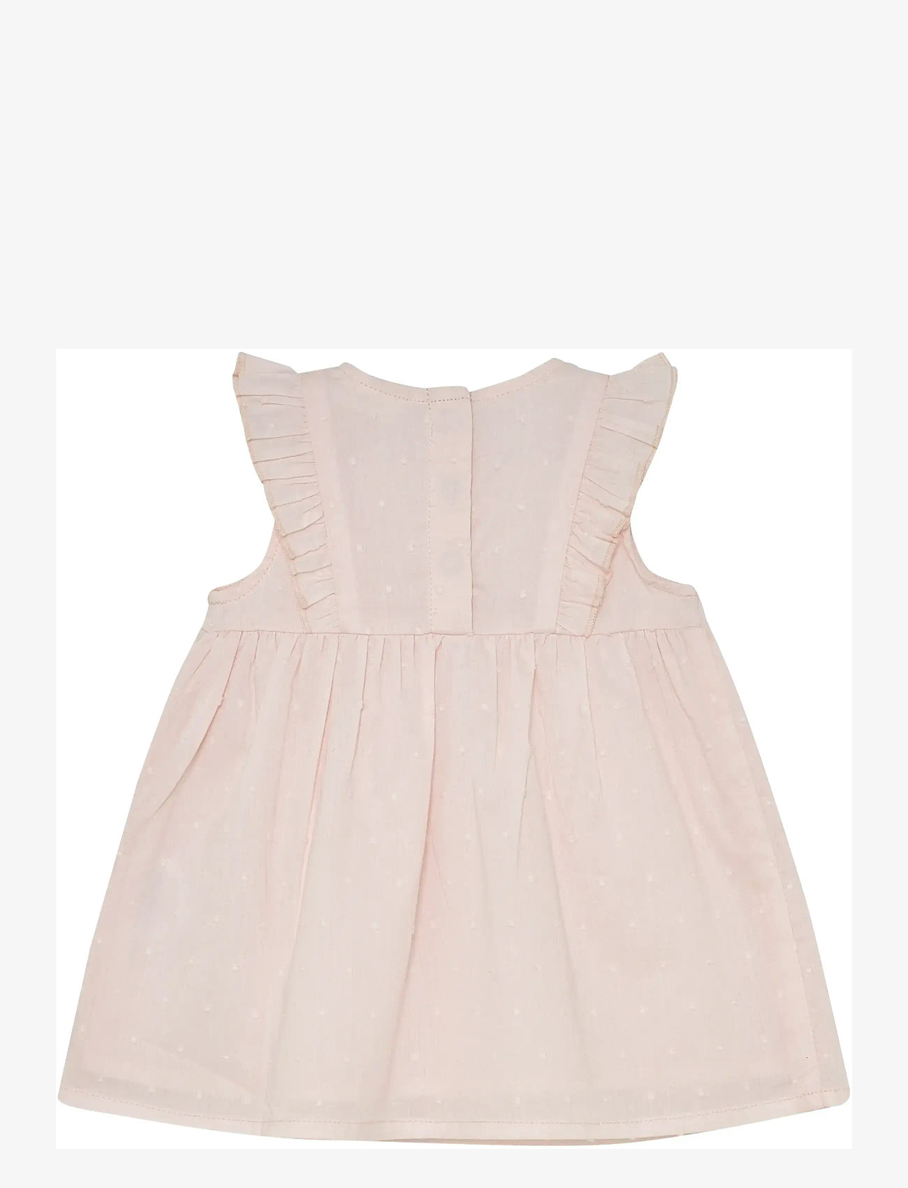 Fixoni - Dress SS Woven - kurzärmelige babykleider - soft pink - 1