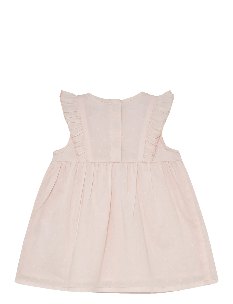 Fixoni - Dress SS Woven - kurzärmelige babykleider - soft pink - 1