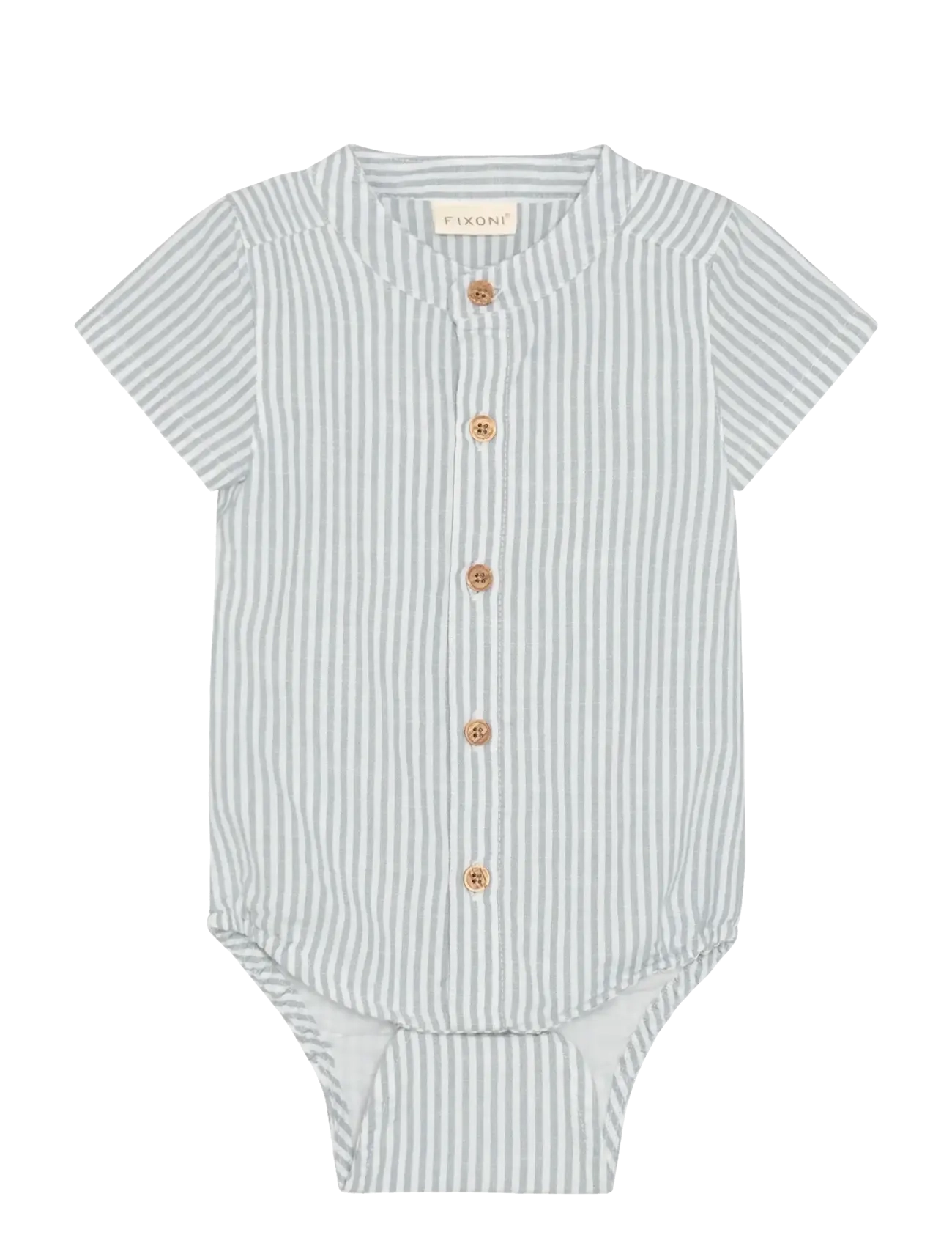 Fixoni Body Shirt SS Woven - Kleidung - MOUNTAIN SPRING / blue