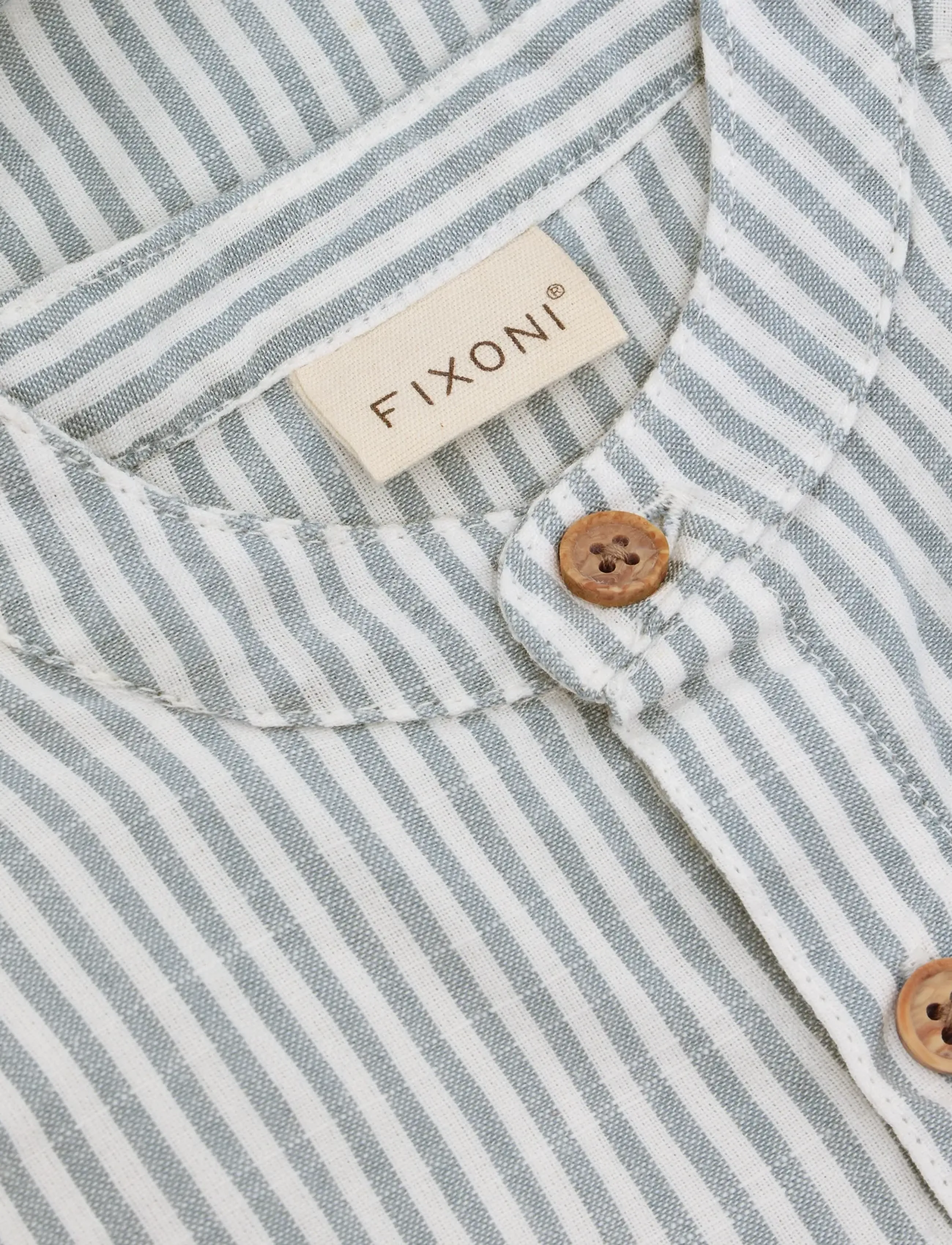 Fixoni - Body Shirt SS Woven - kortærmede bodyer - mountain spring - 3