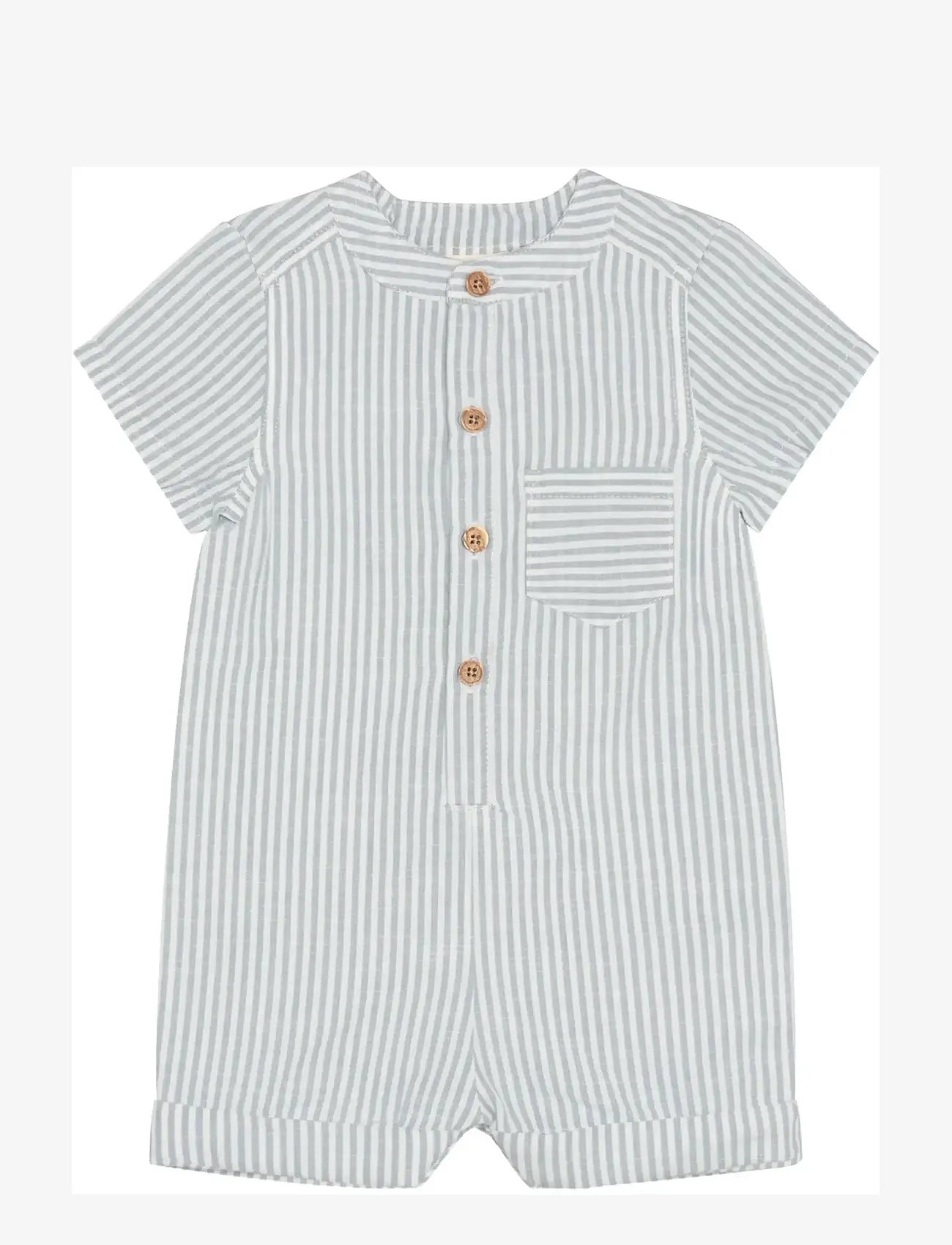 Fixoni - Romper SS Woven - kurzärmelige bodys - mountain spring - 0