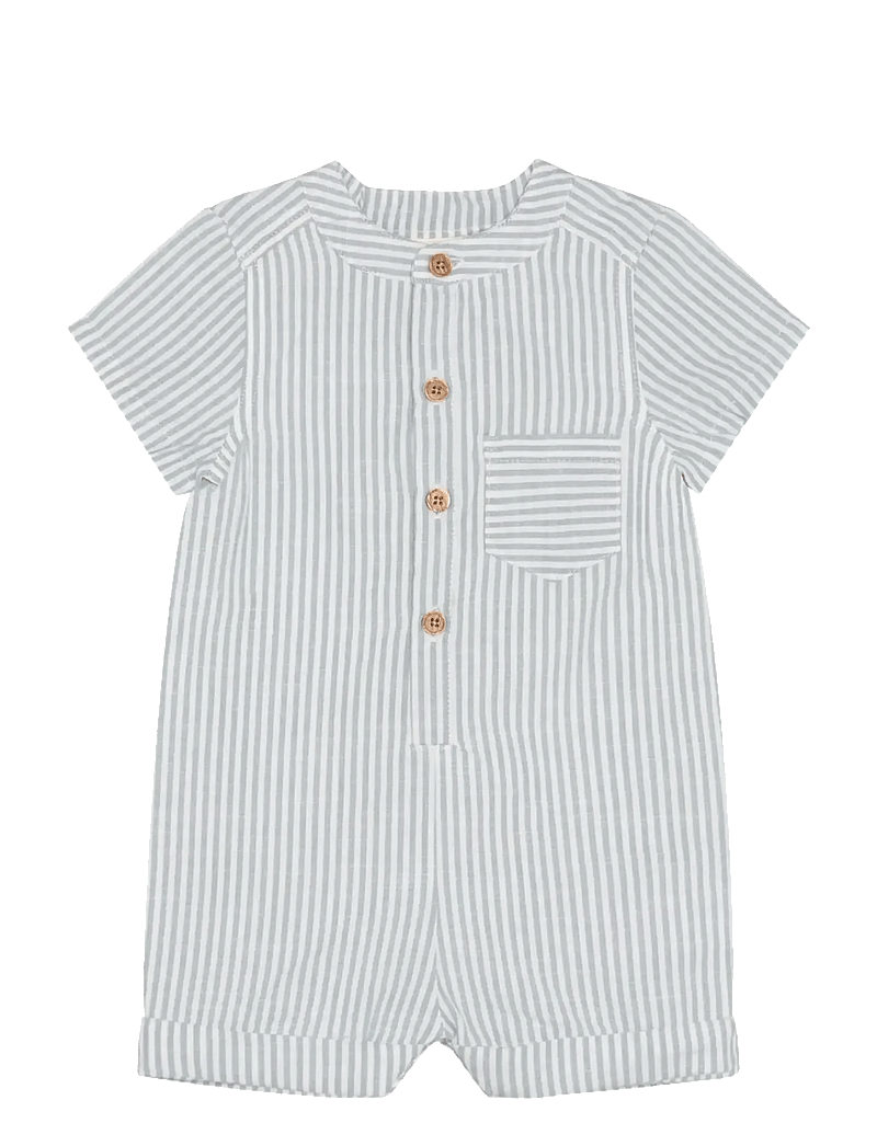 Fixoni - Romper SS Woven - kurzärmelige bodys - mountain spring - 0