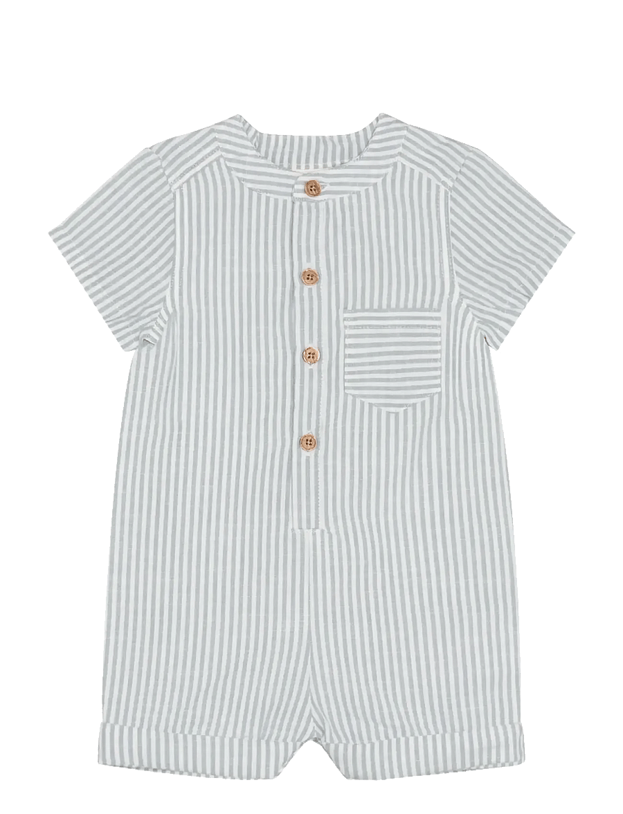 Fixoni - Romper SS Woven - short-sleeved bodies - mountain spring - 0