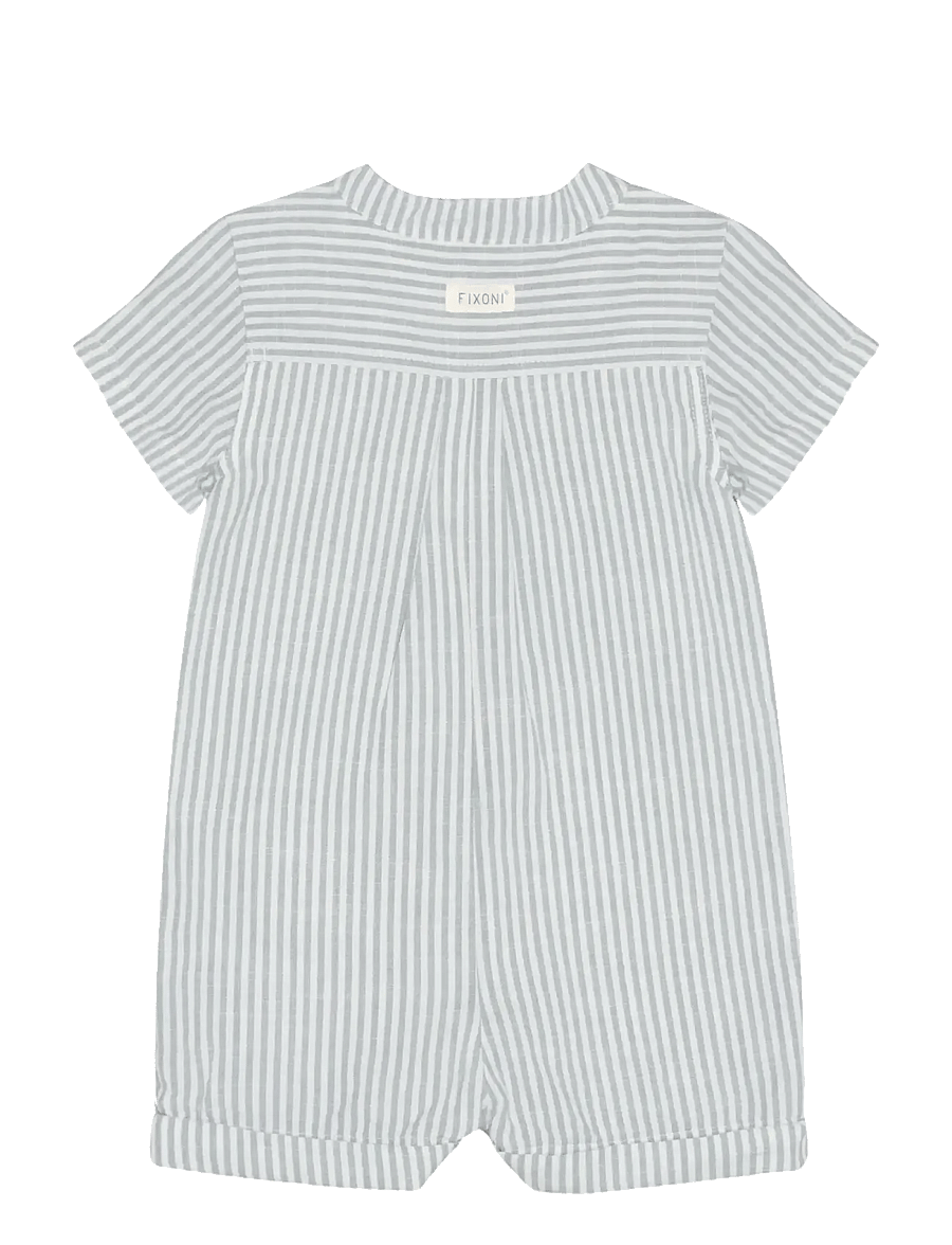 Fixoni - Romper SS Woven - short-sleeved bodies - mountain spring - 1