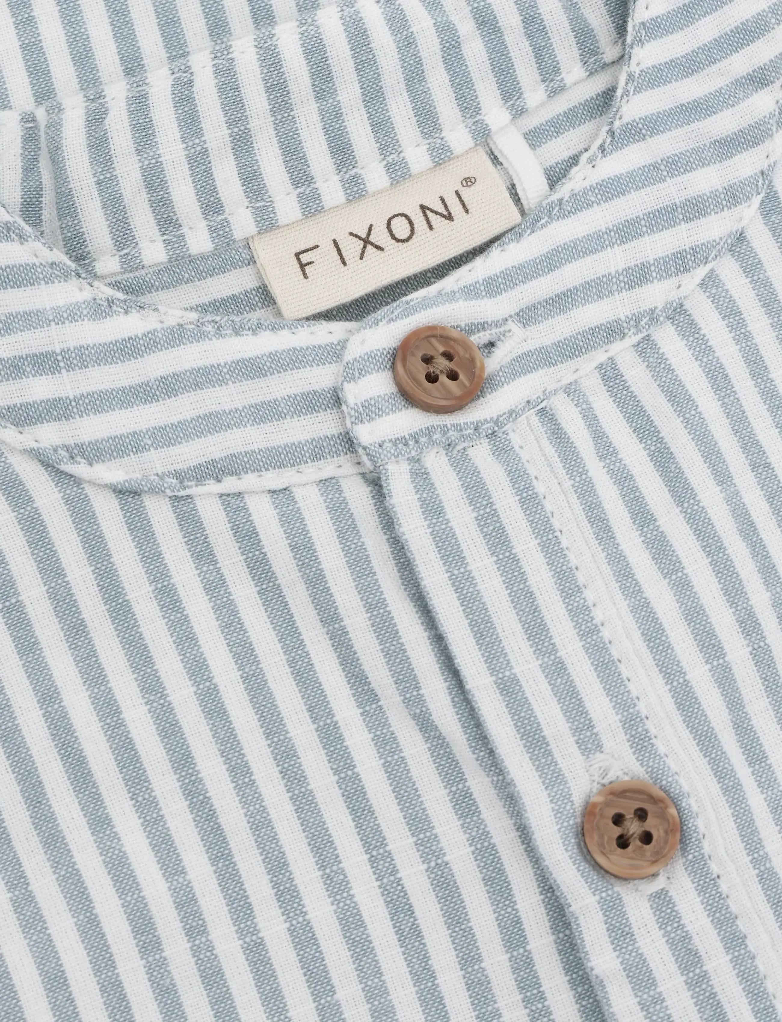 Fixoni - Romper SS Woven - rompers met korte mouwen - mountain spring - 2