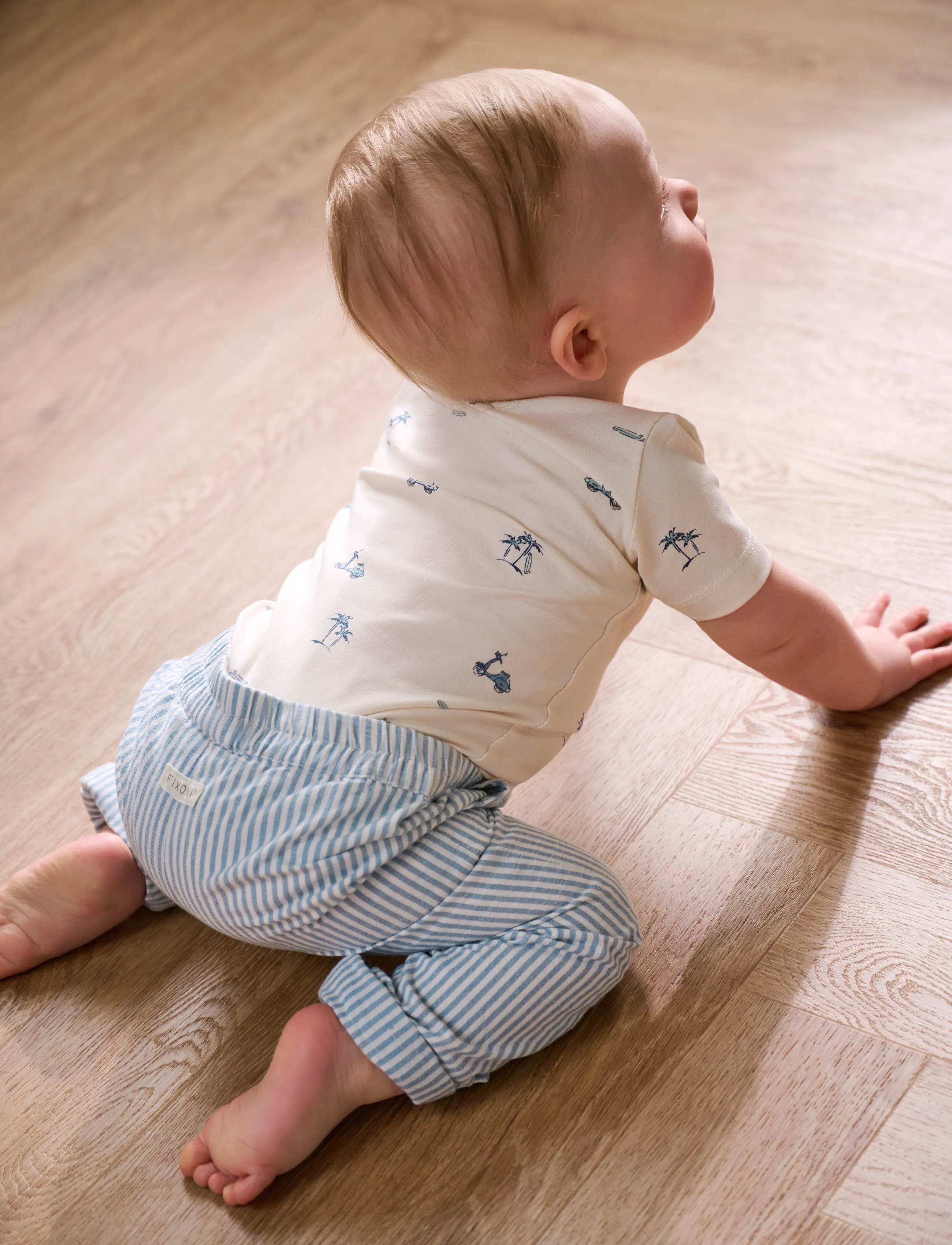 Fixoni Pants Woven w. Lining - Babybyxor - MOUNTAIN SPRING / multi