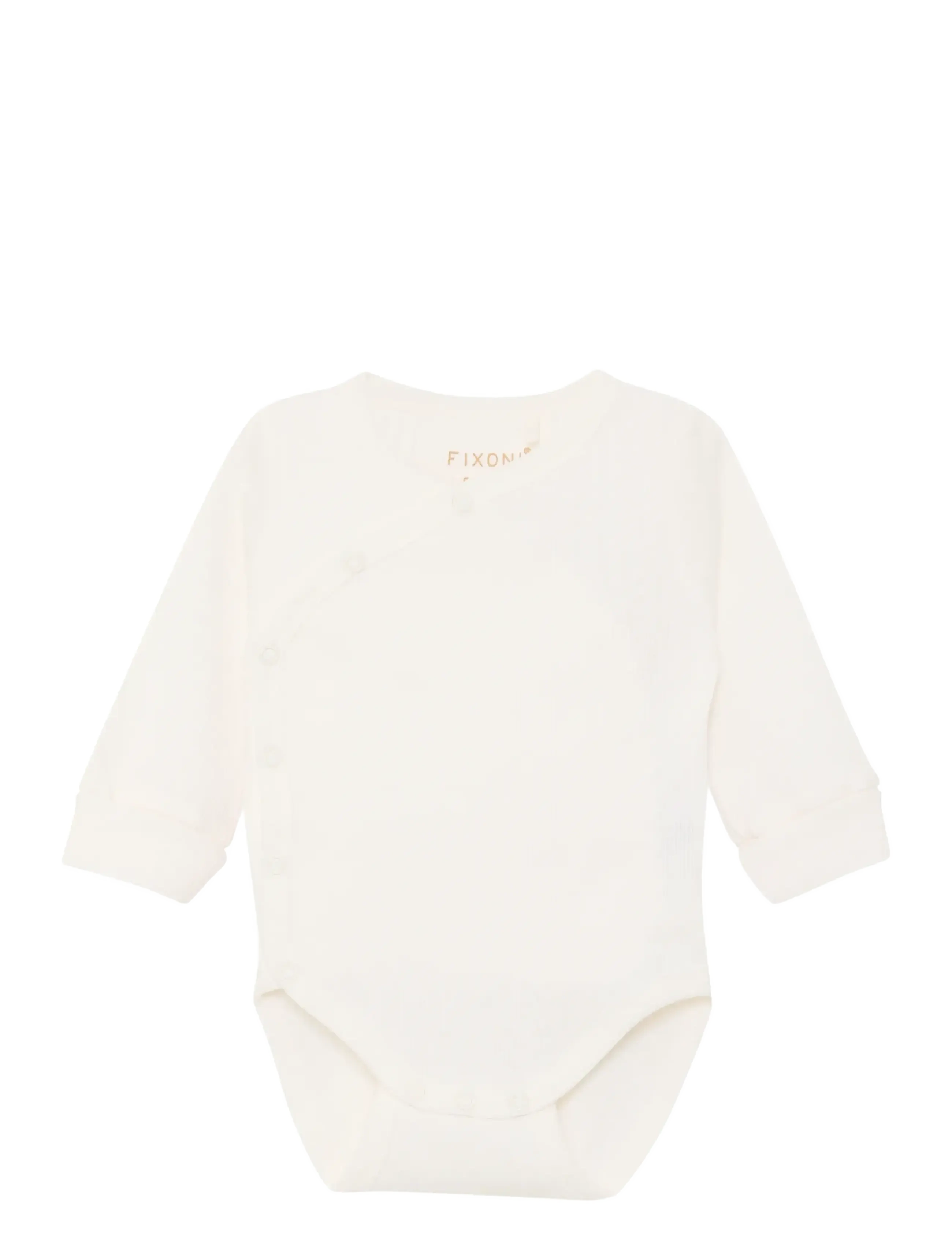 Fixoni Wrap Body LS Rib Solid - Osta ikäryhmittäin - GARDENIA / cream