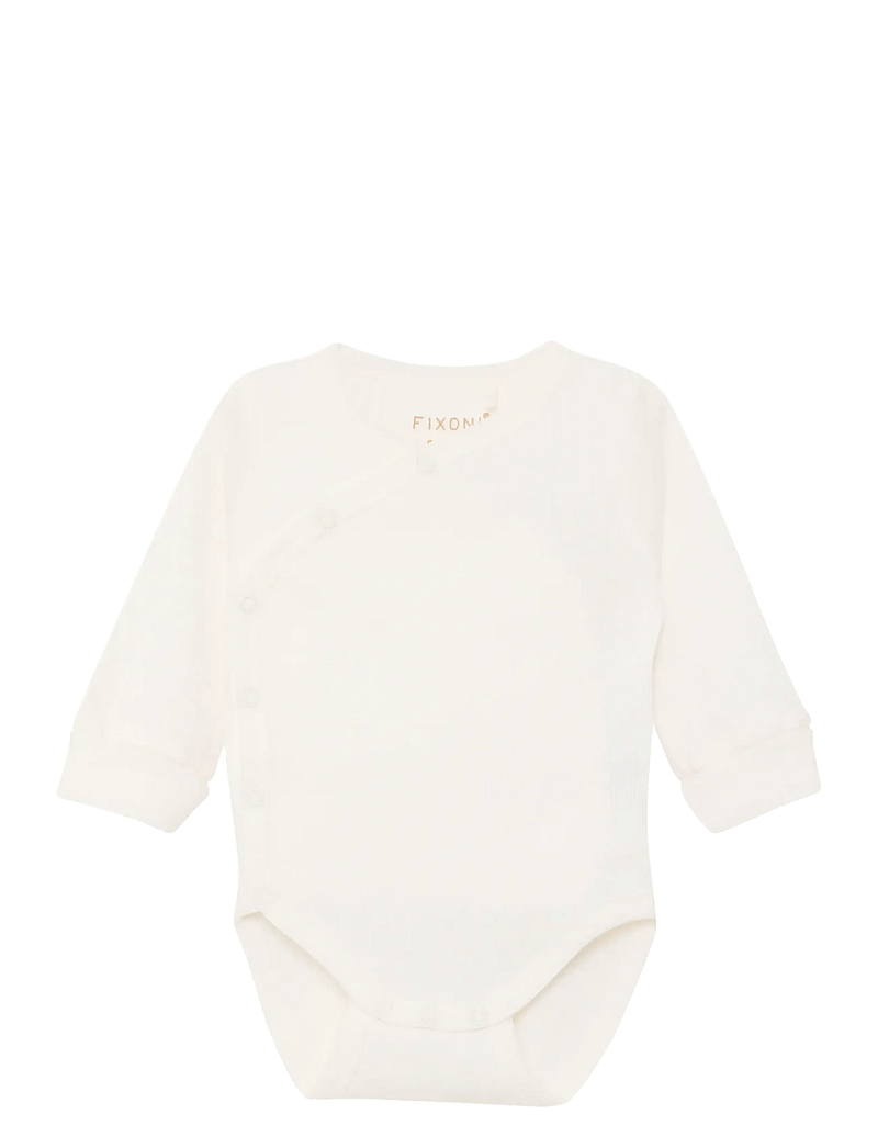 Fixoni - Wrap Body LS Rib Solid - shop efter alder - gardenia - 0