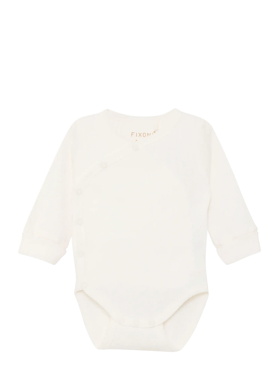 Fixoni - Wrap Body LS Rib Solid - iepirkties pēc vecuma - gardenia - 0