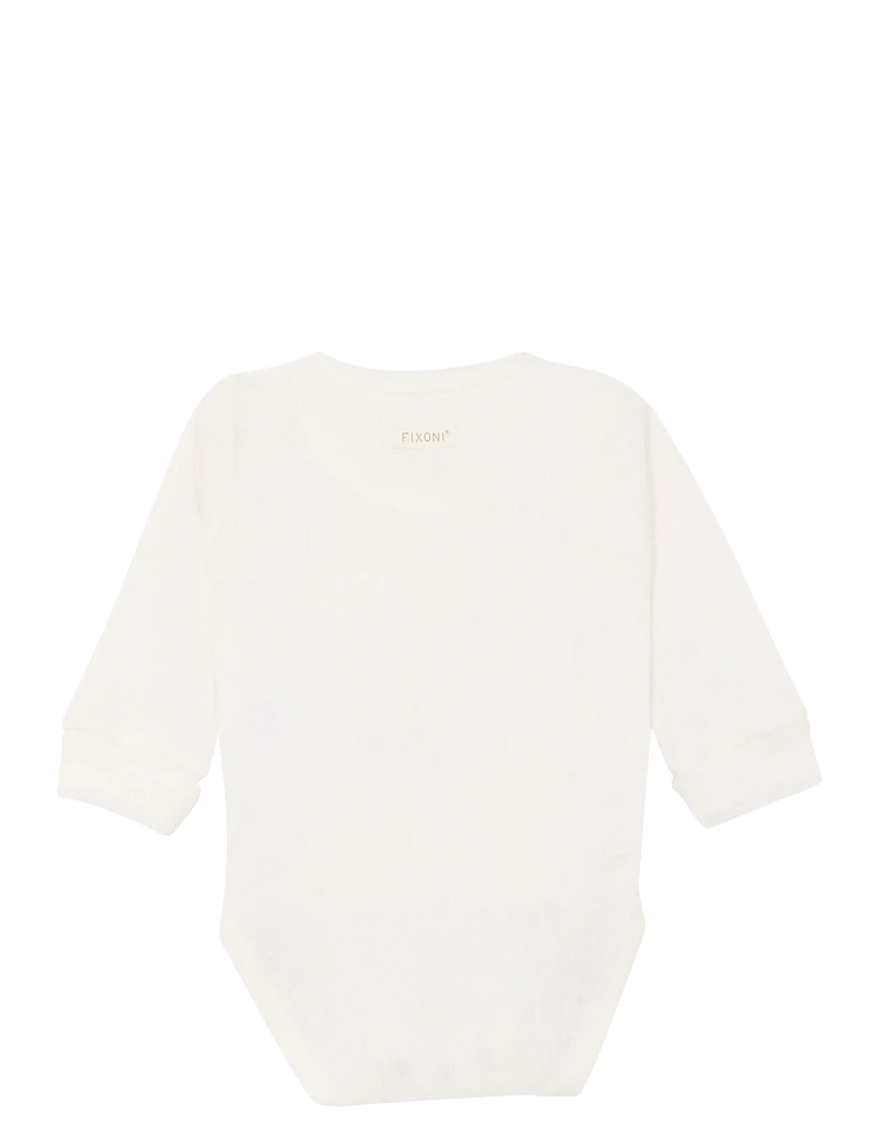 Fixoni - Wrap Body LS Rib Solid - shop efter alder - gardenia - 1