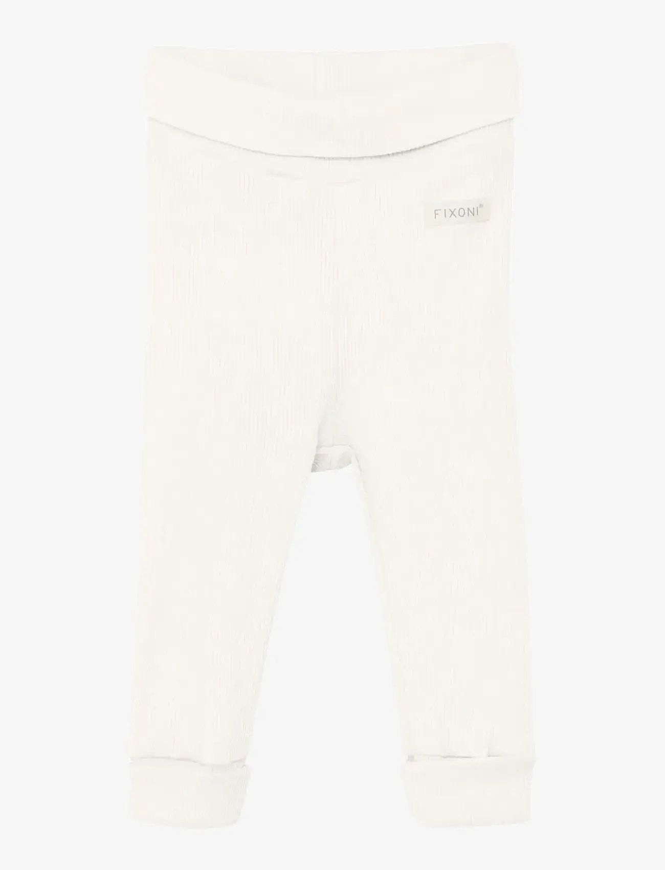 Fixoni - Leggings Rib Solid - leggings - gardenia - 0