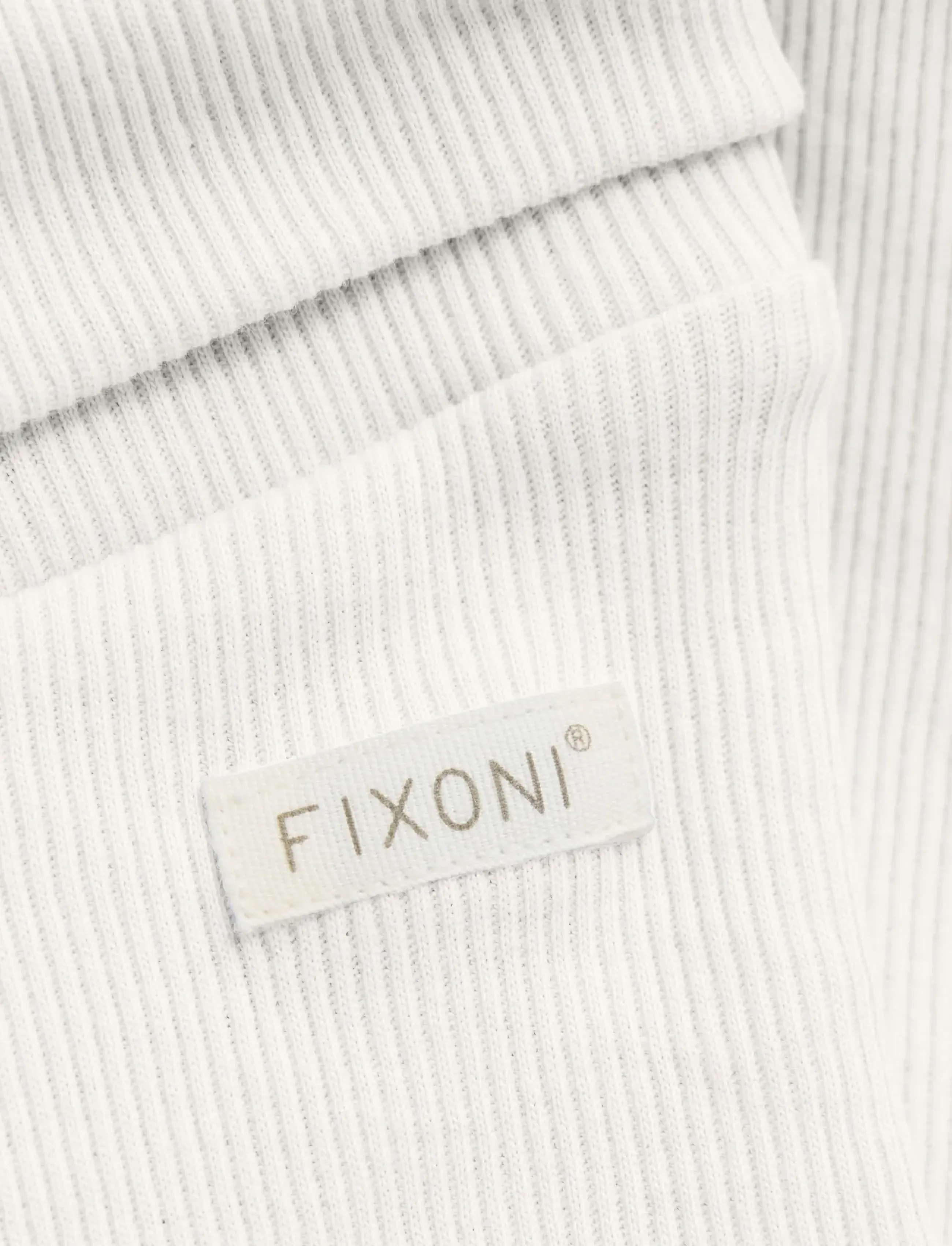 Fixoni - Leggings Rib Solid - leggings - gardenia - 2