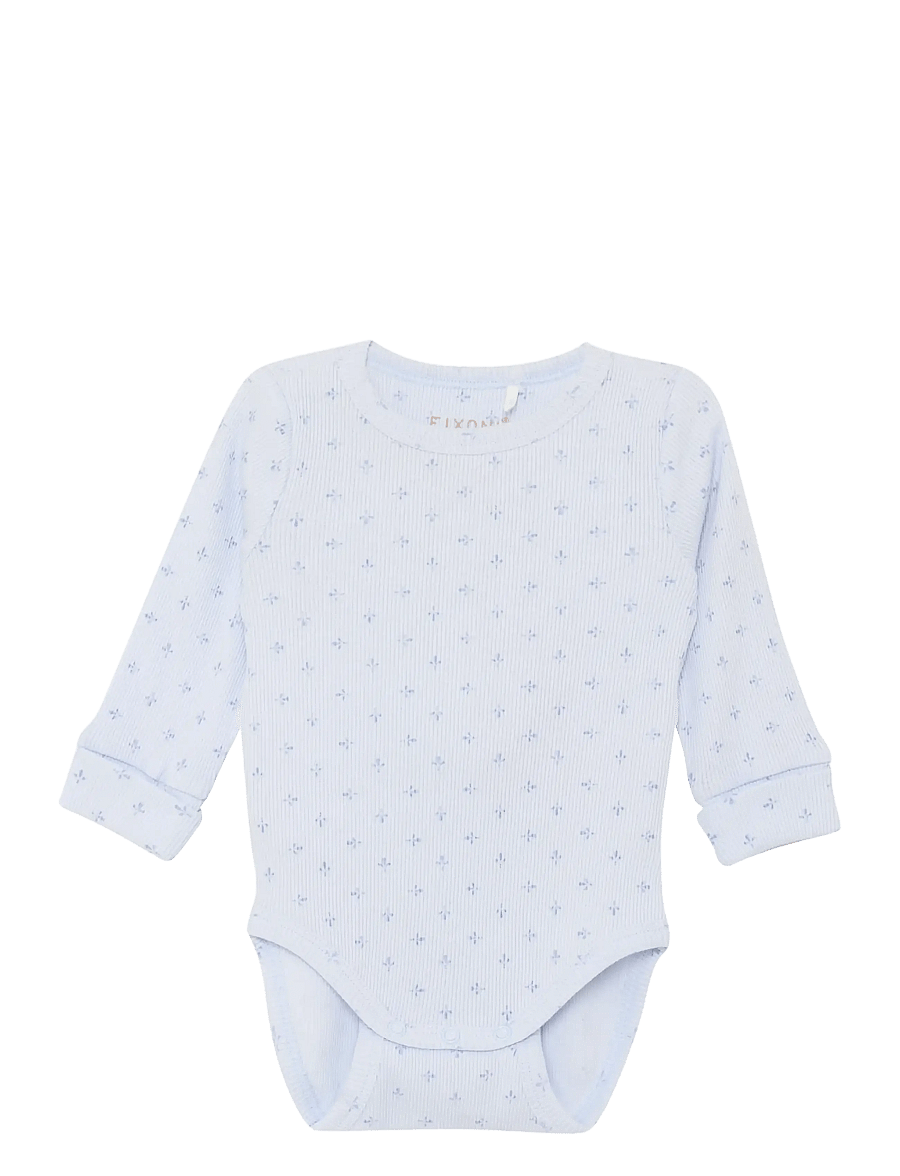 Fixoni - Body LS Rib - långärmade - arctic ice - 0