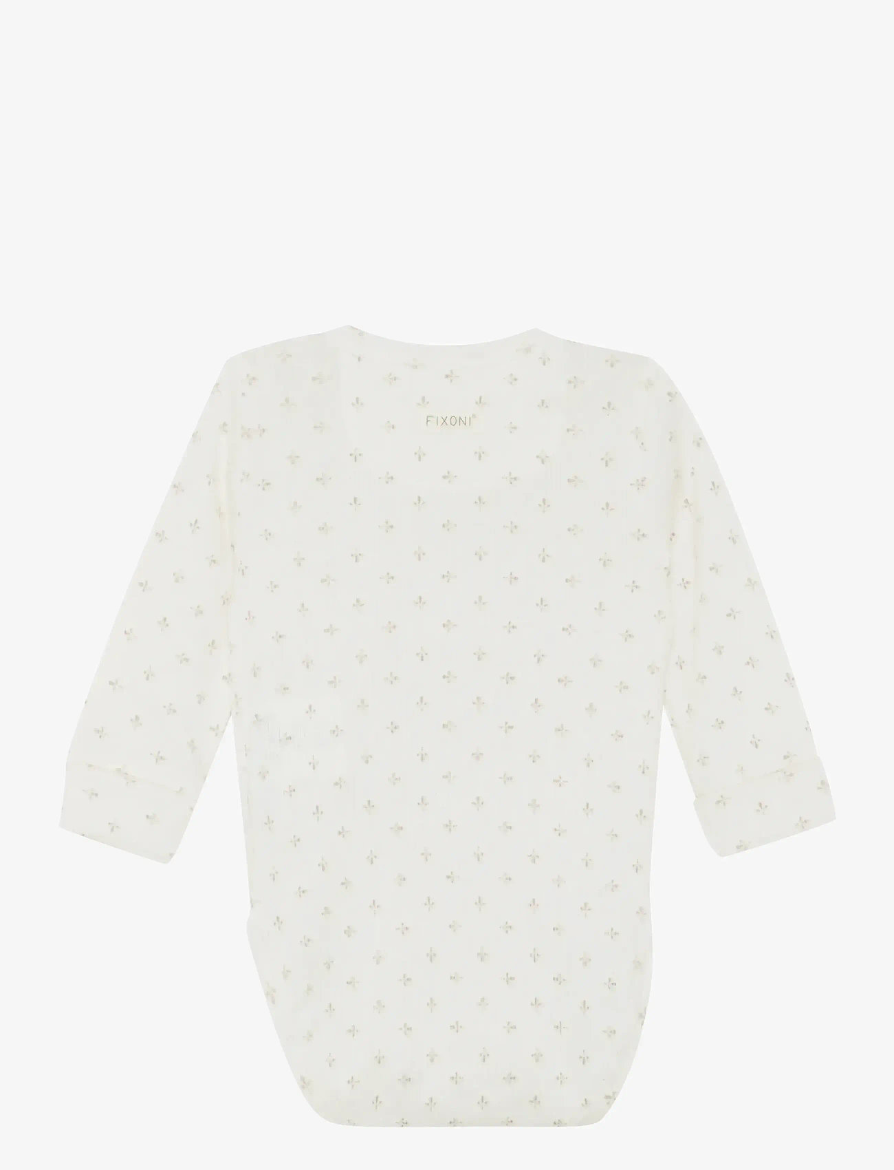 Fixoni - Body LS Rib - långärmade bodies - gardenia - 1