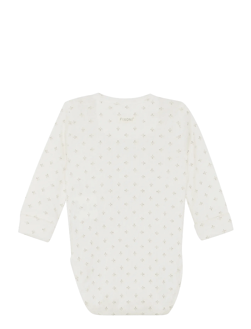Fixoni - Body LS Rib - långärmade bodies - gardenia - 1