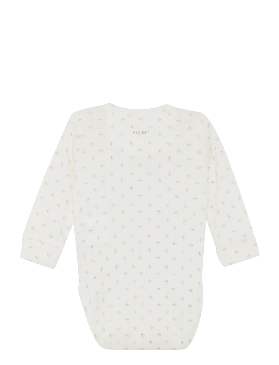 Fixoni - Body LS Rib - langärmelig - gardenia - 1